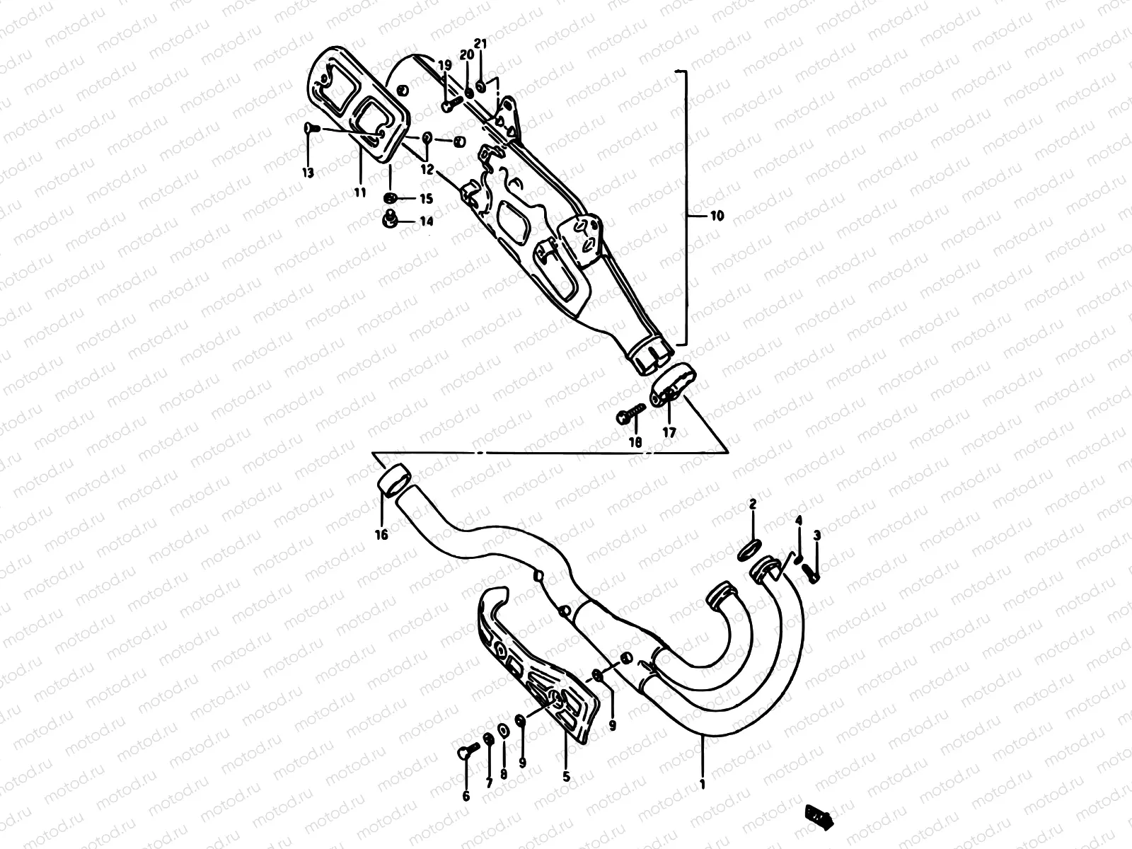 13 - MUFFLER (MODEL F)