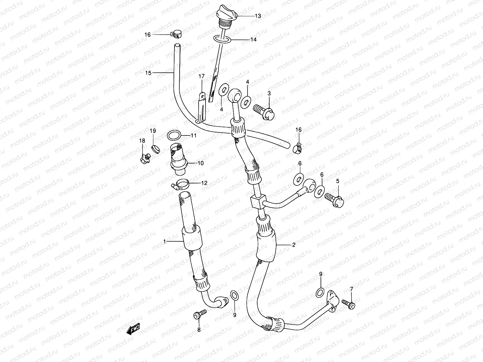 13 - OIL HOSE