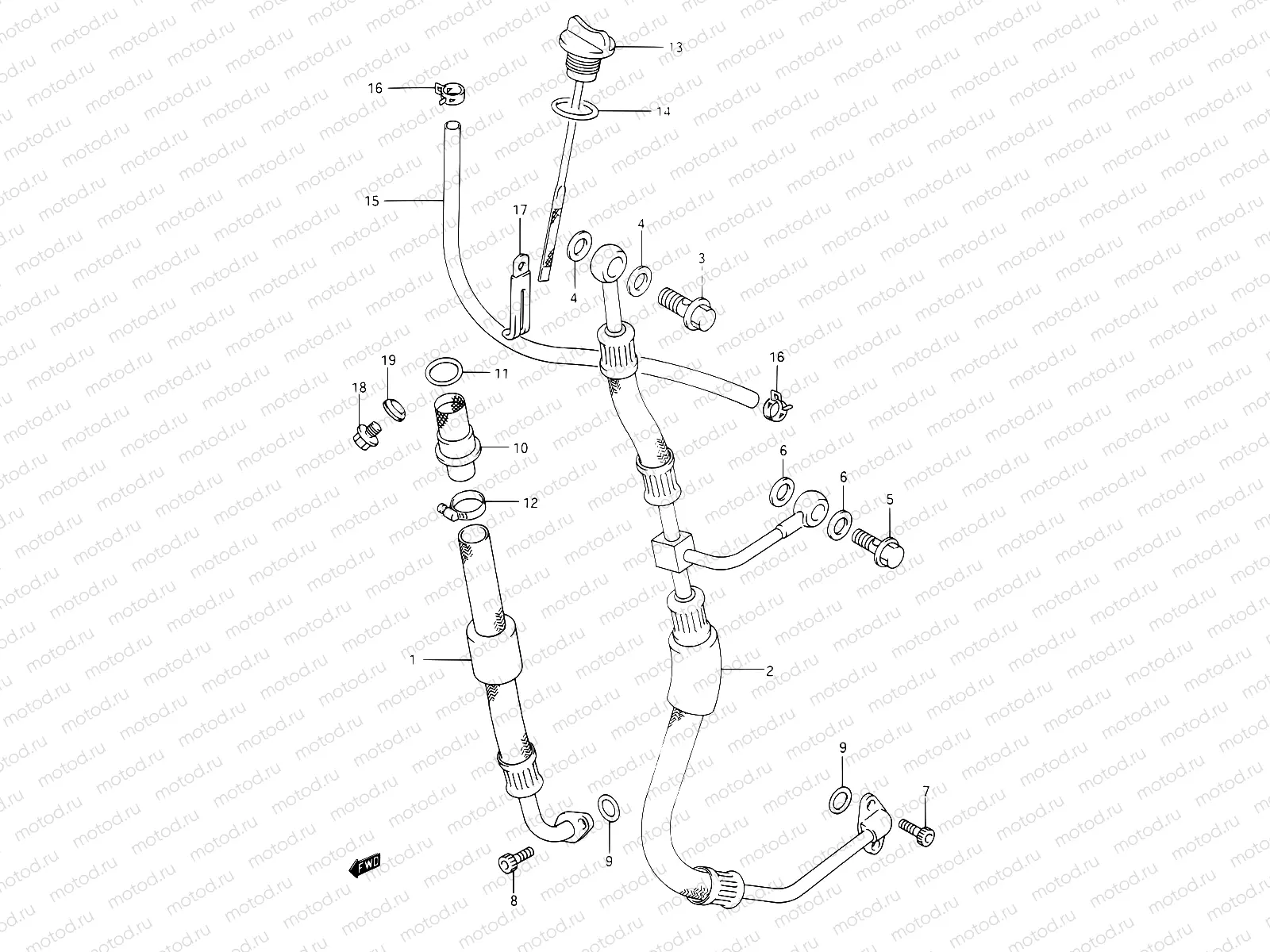 13 - OIL HOSE