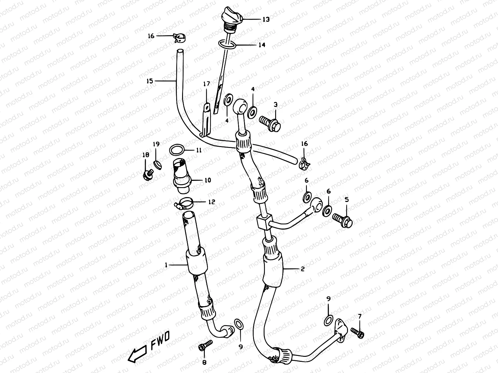 13 - OIL HOSE