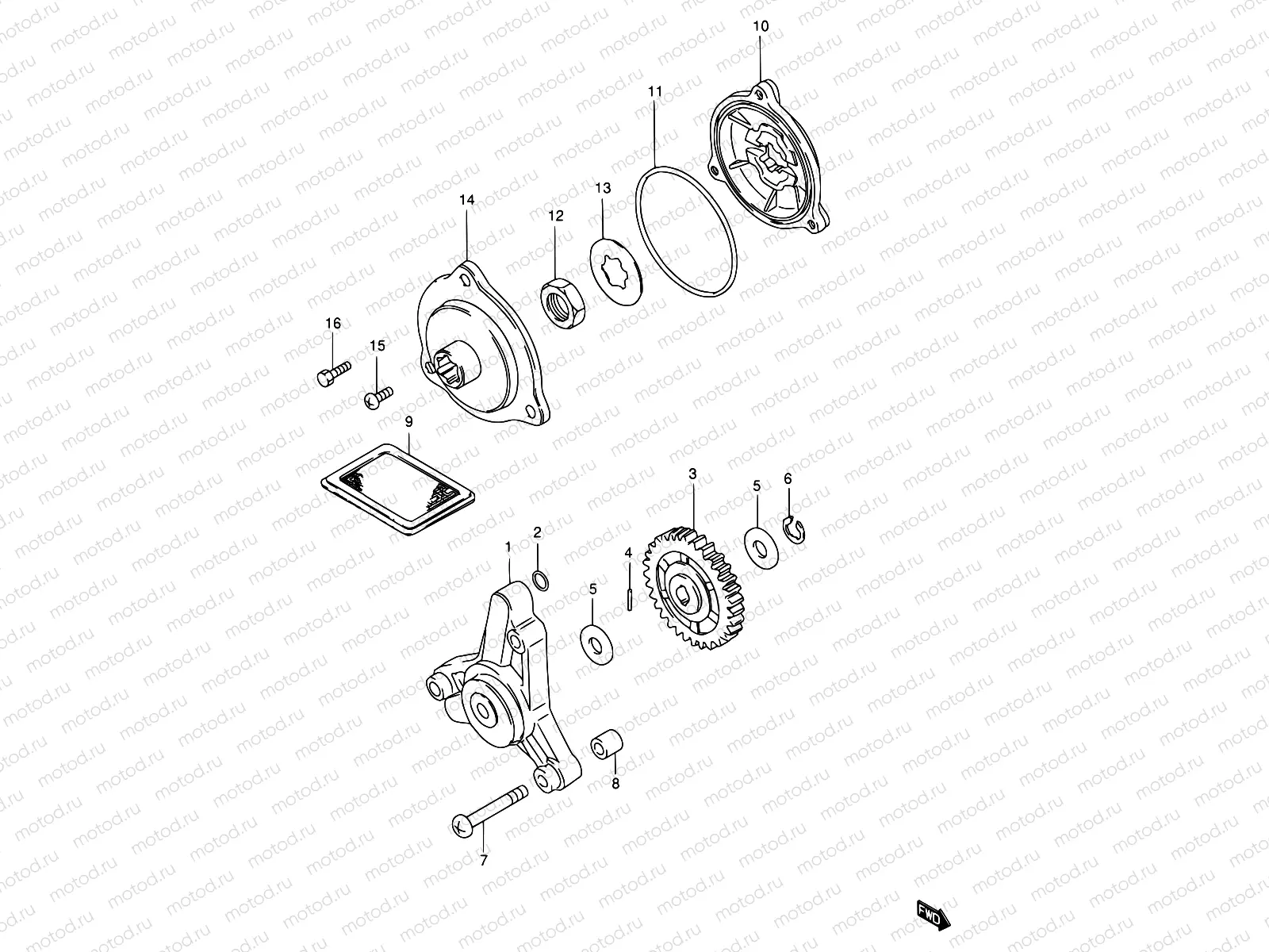 13 - OIL PUMP