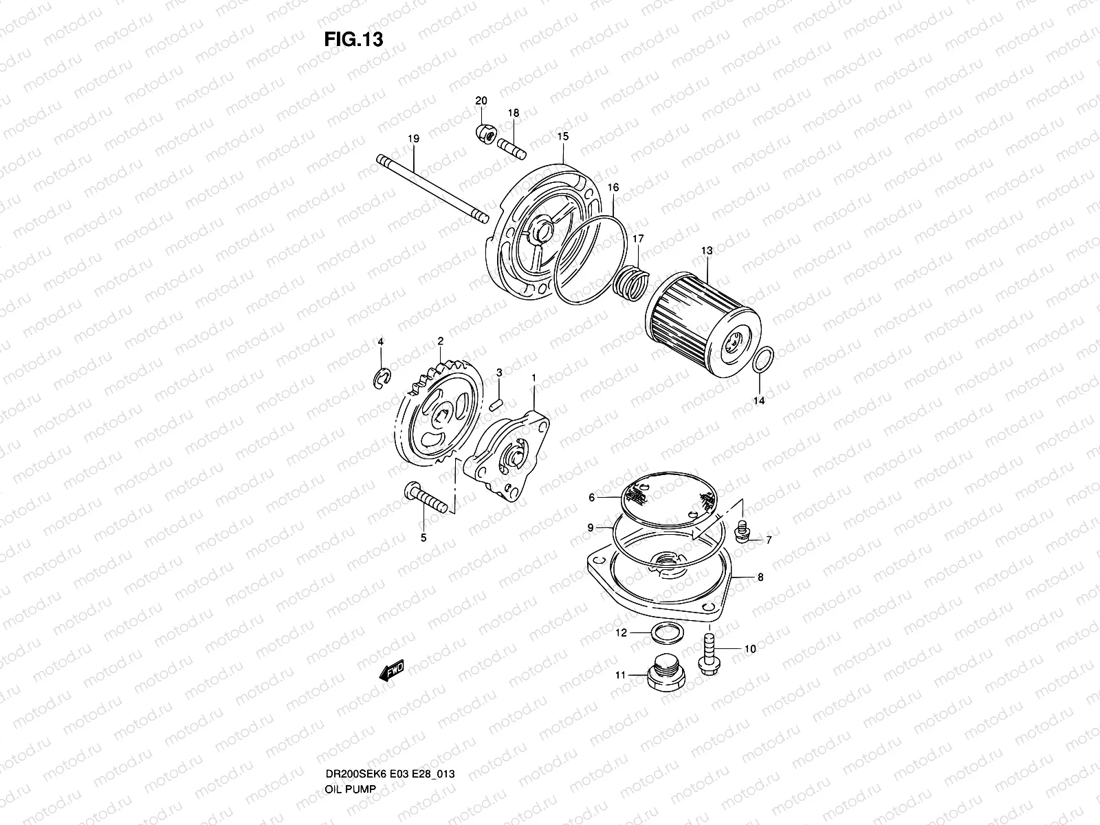 13 - OIL PUMP