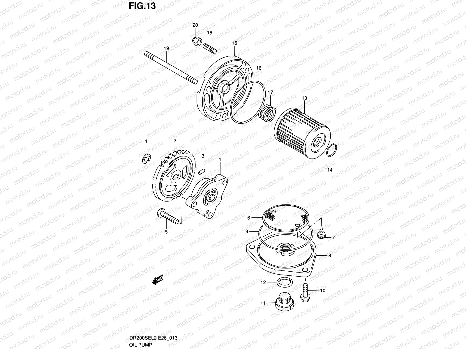 13 - OIL PUMP