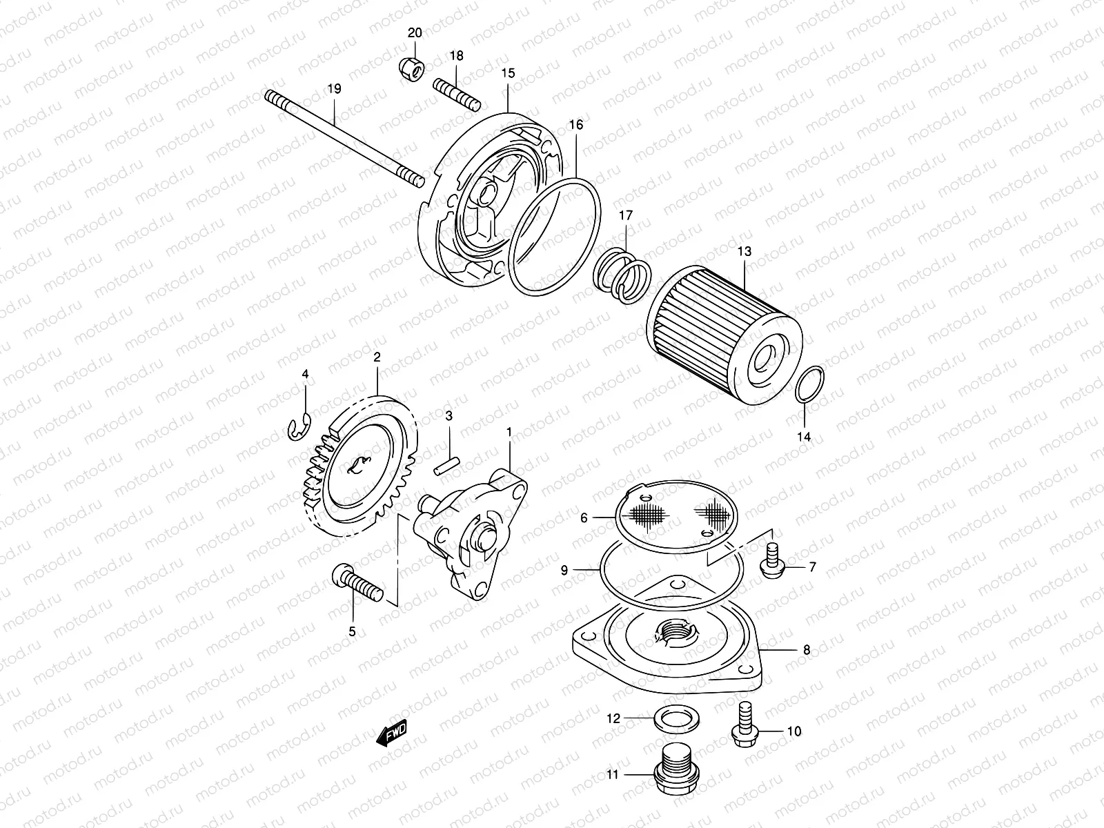 13 - OIL PUMP