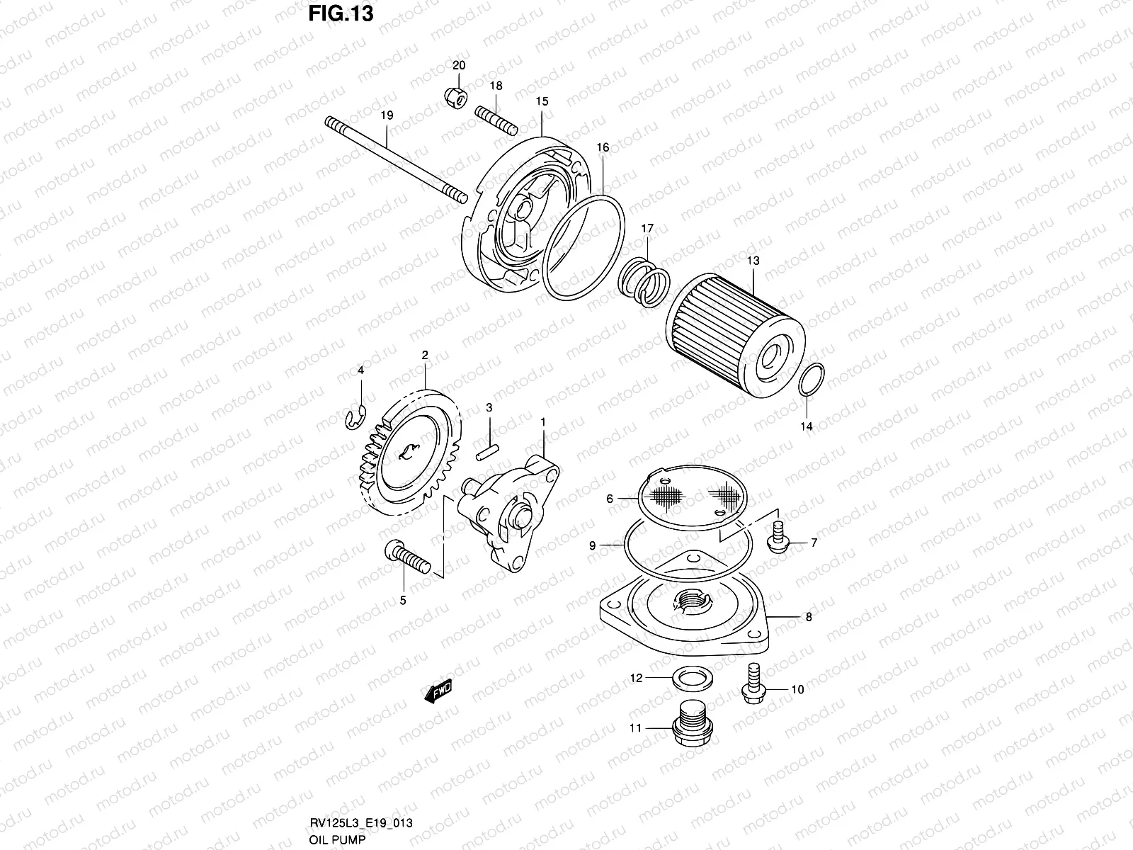 13 - OIL PUMP
