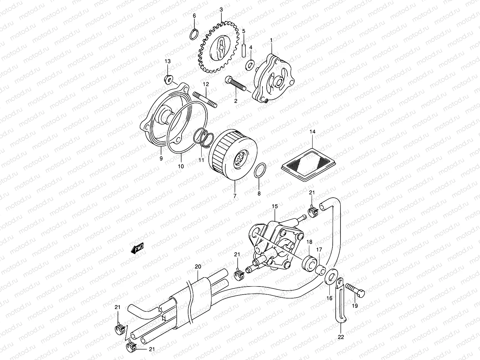 13 - OIL PUMP - FUEL PUMP
