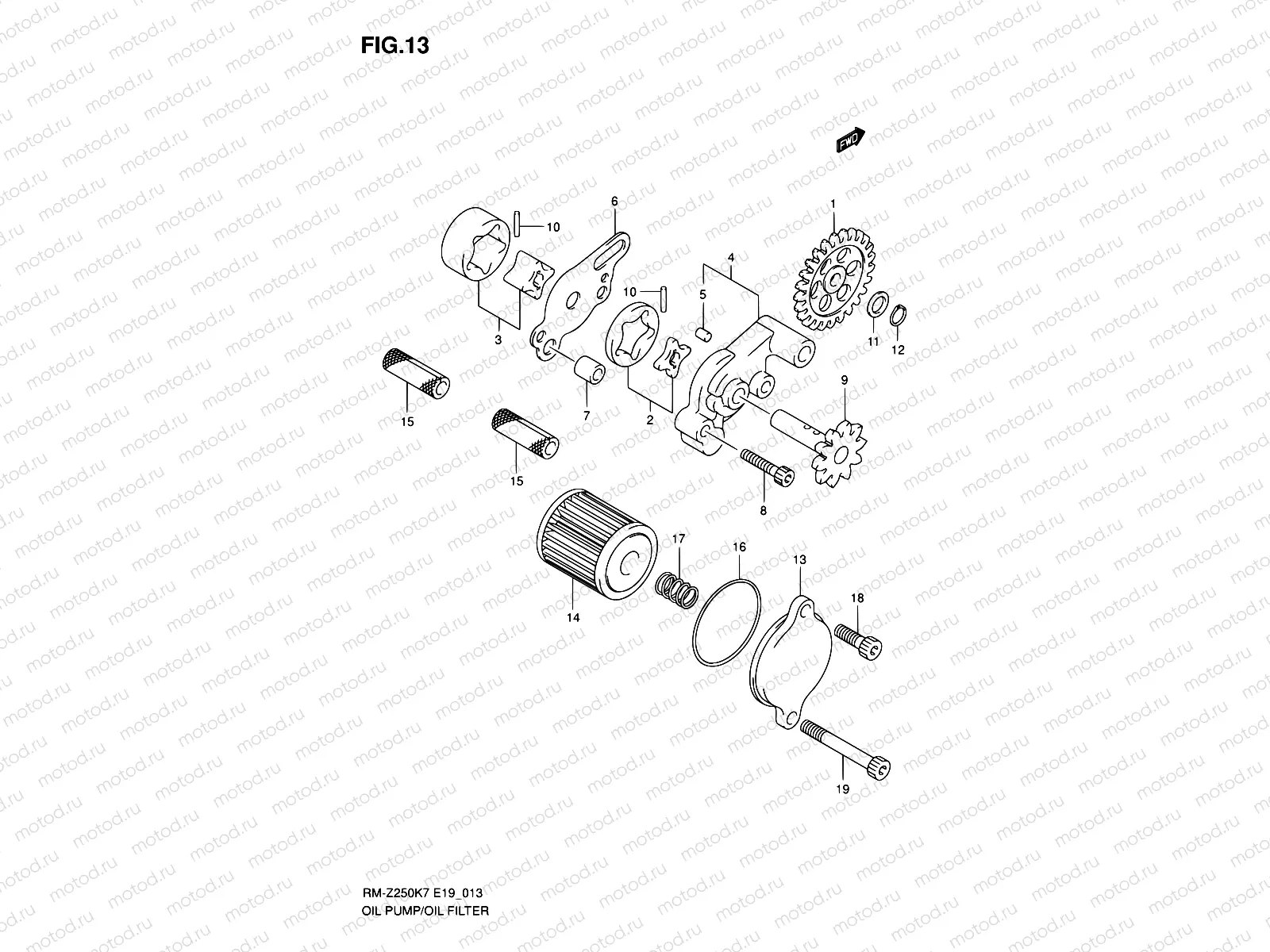 13 - OIL PUMP/OIL FILTER