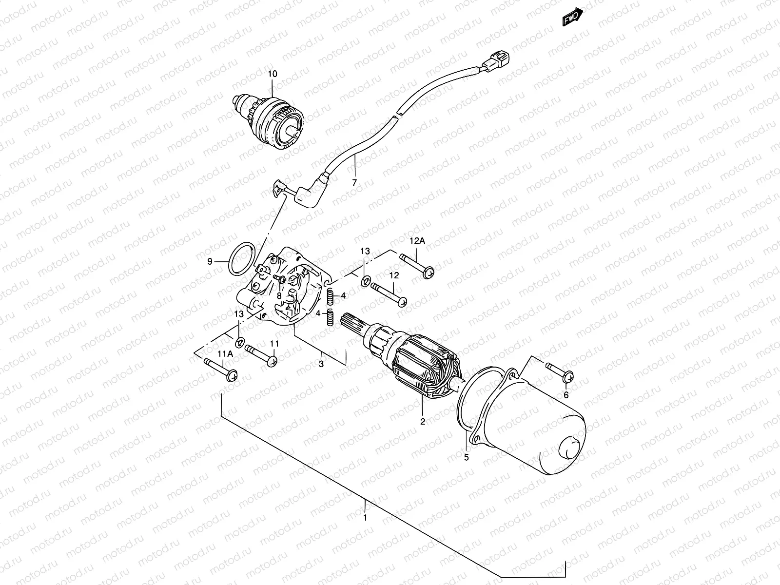 13 - STARTING MOTOR