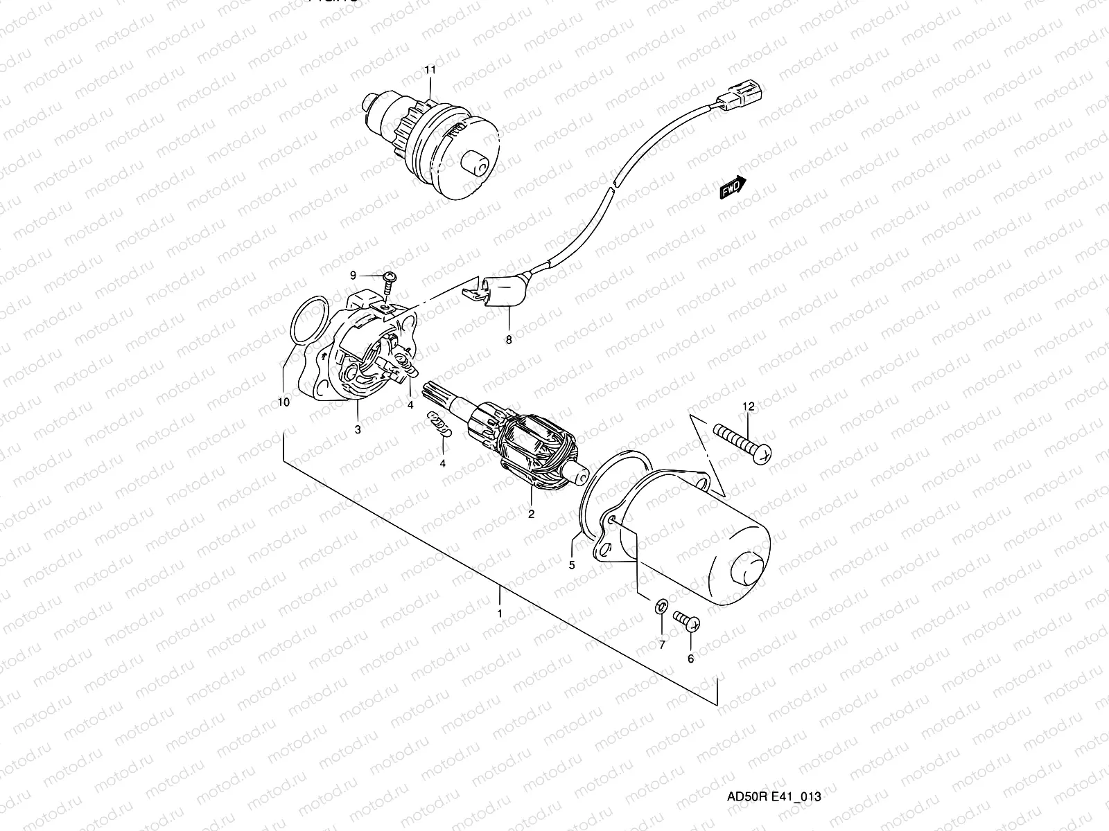 13 - STARTING MOTOR