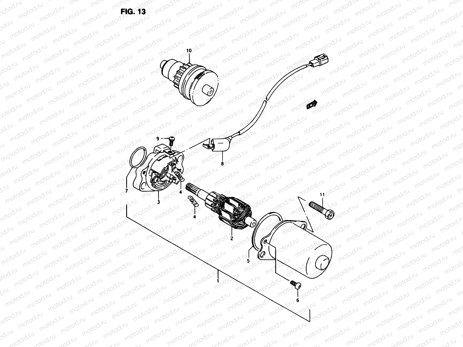 13 - STARTING MOTOR