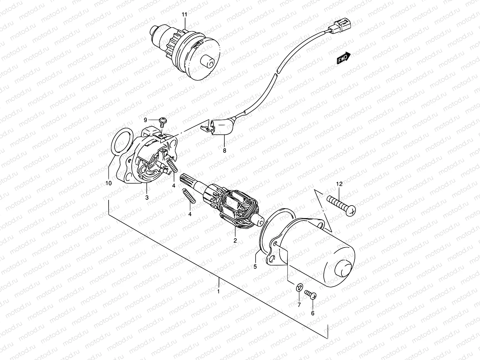 13 - STARTING MOTOR