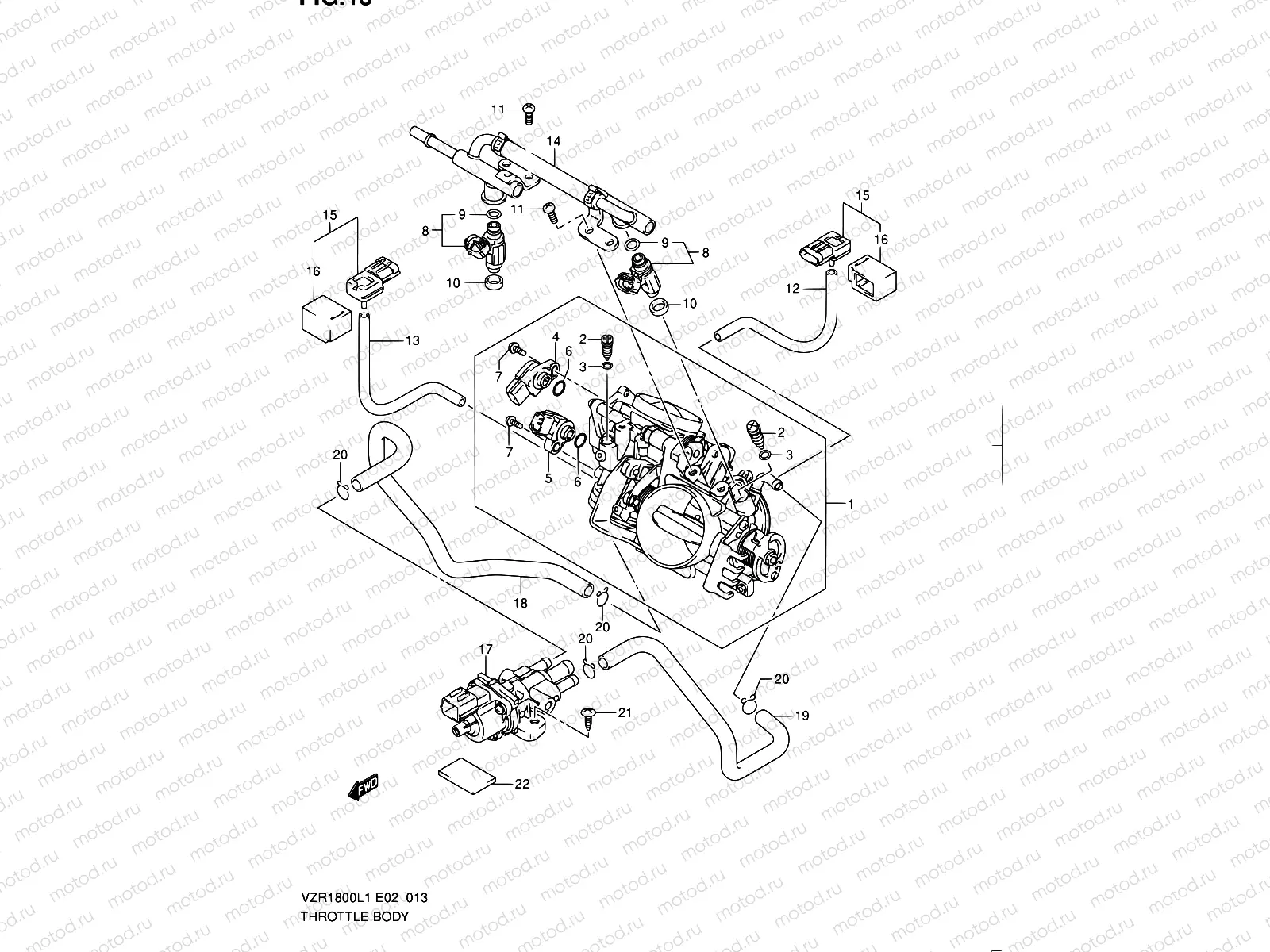 13 - THROTTLE BODY