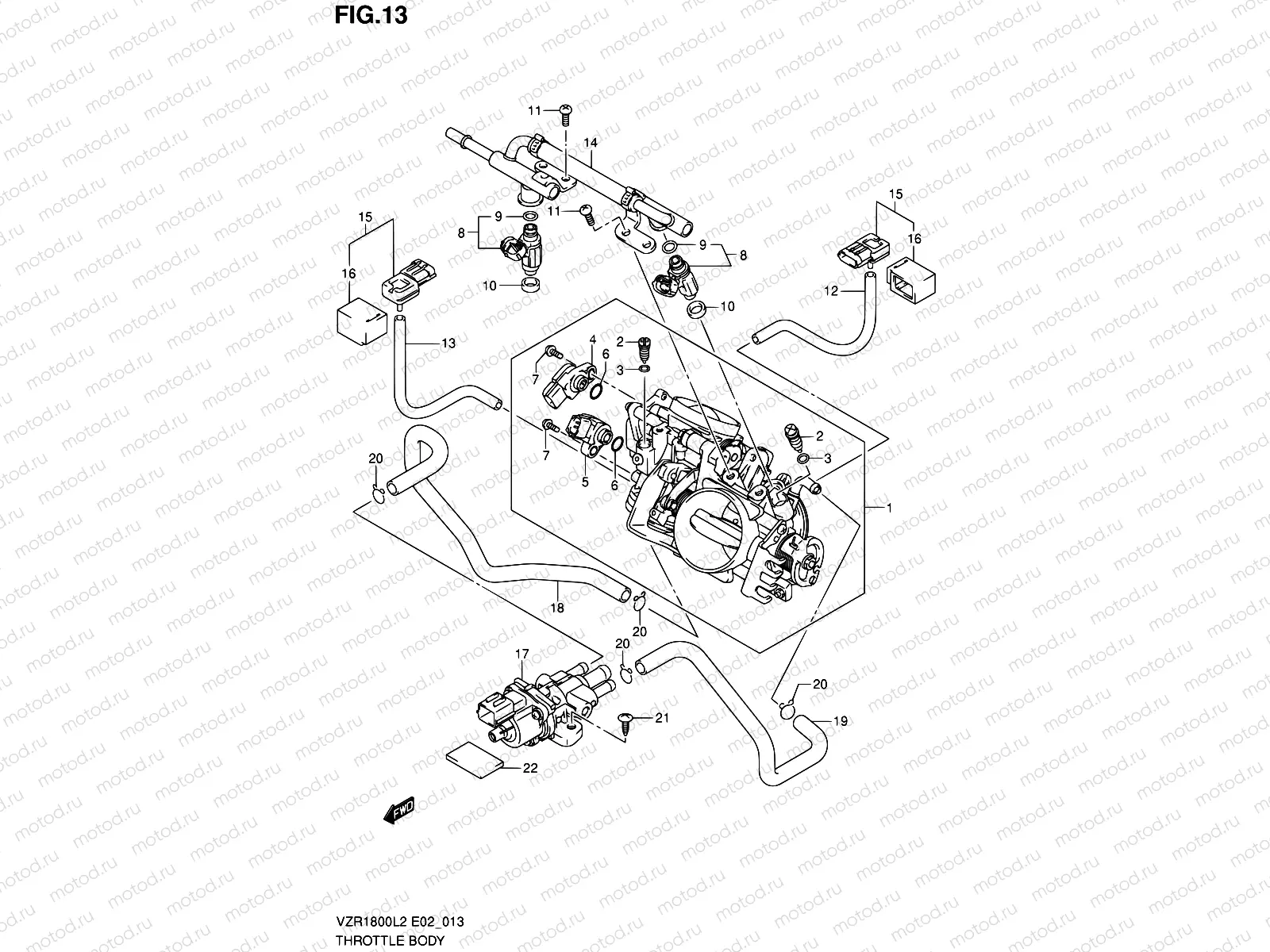 13 - THROTTLE BODY