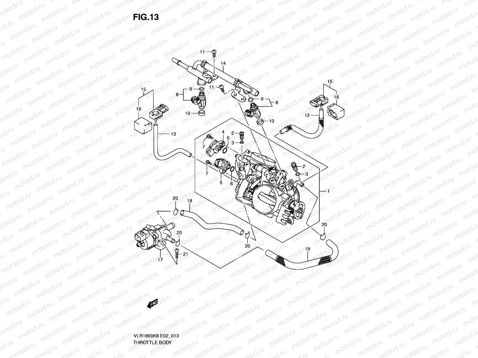 13 - THROTTLE BODY