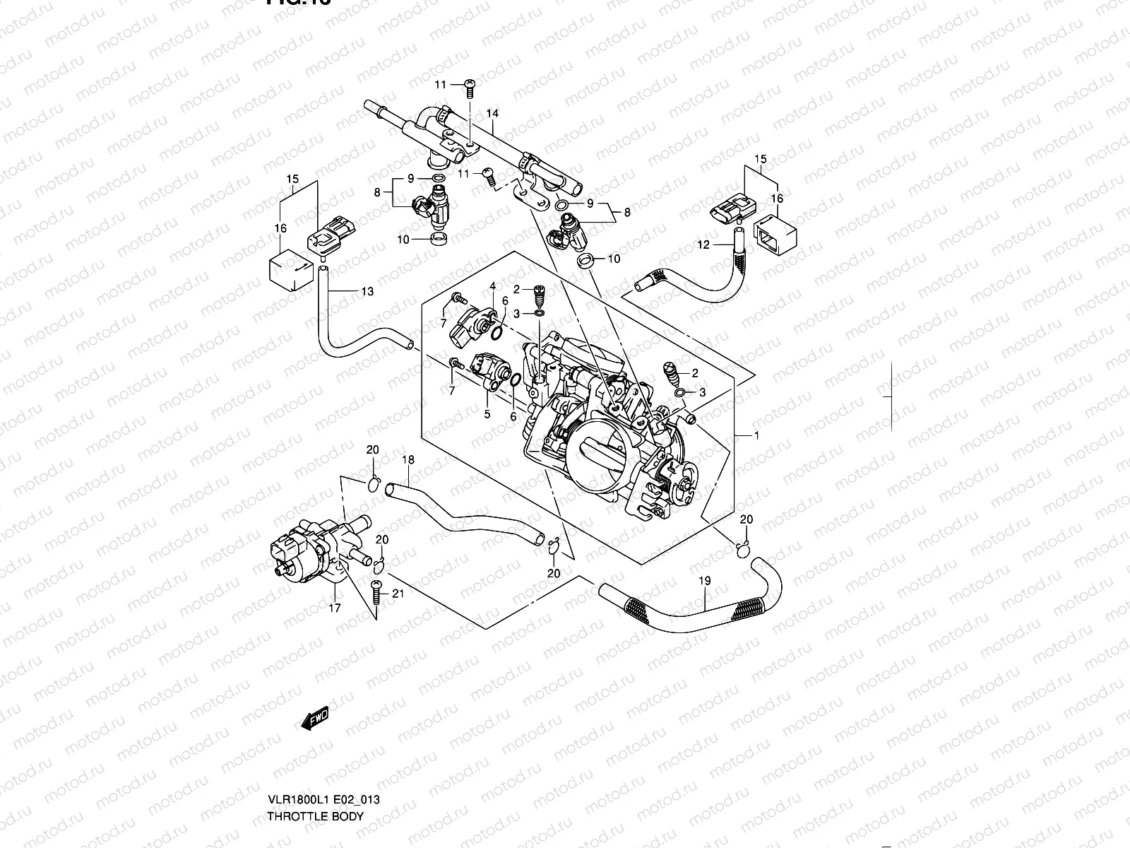 13 - THROTTLE BODY