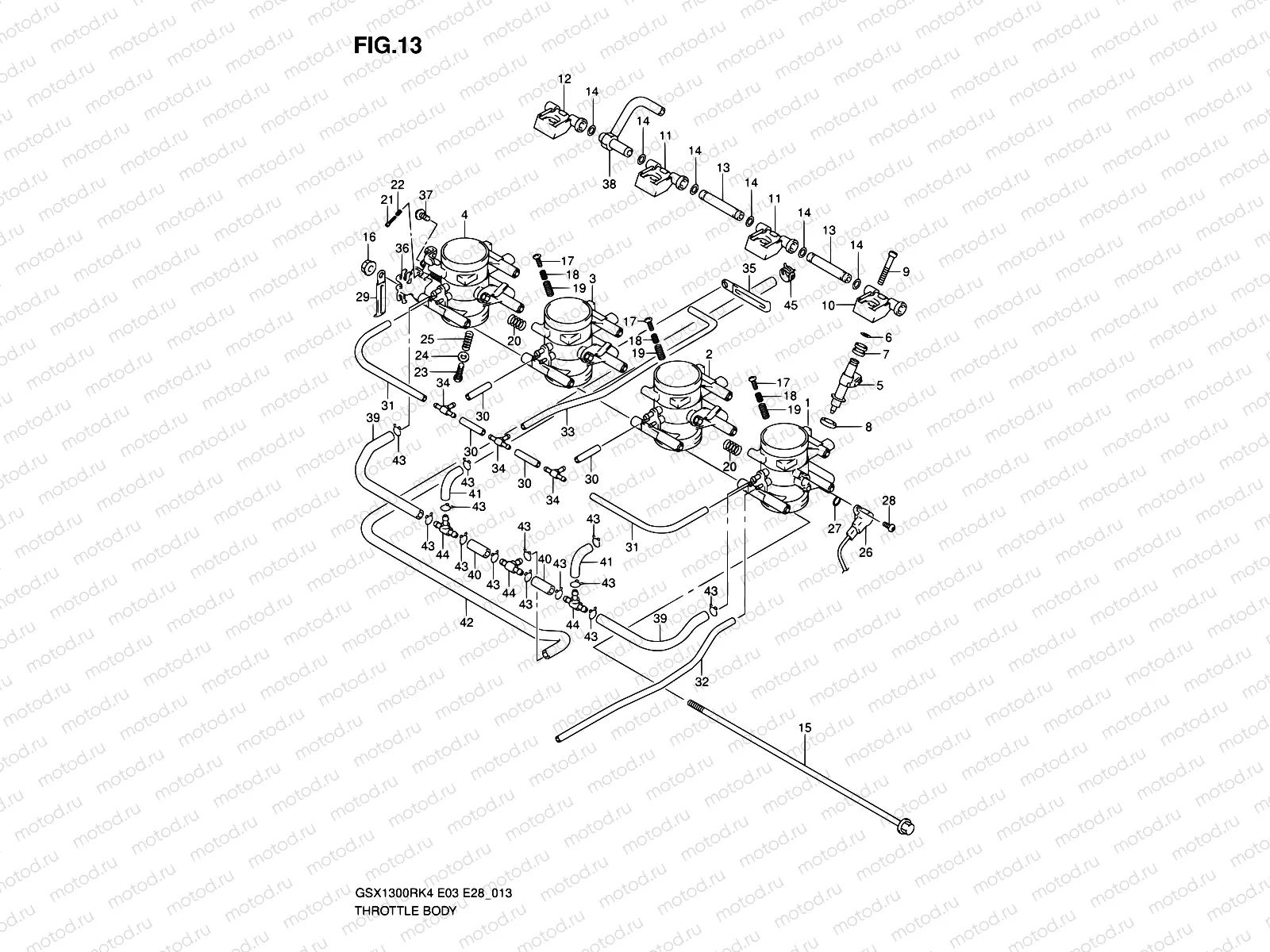13 - THROTTLE BODY