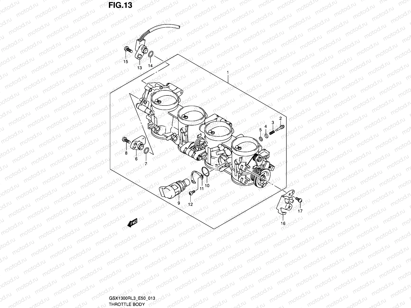 13 - THROTTLE BODY