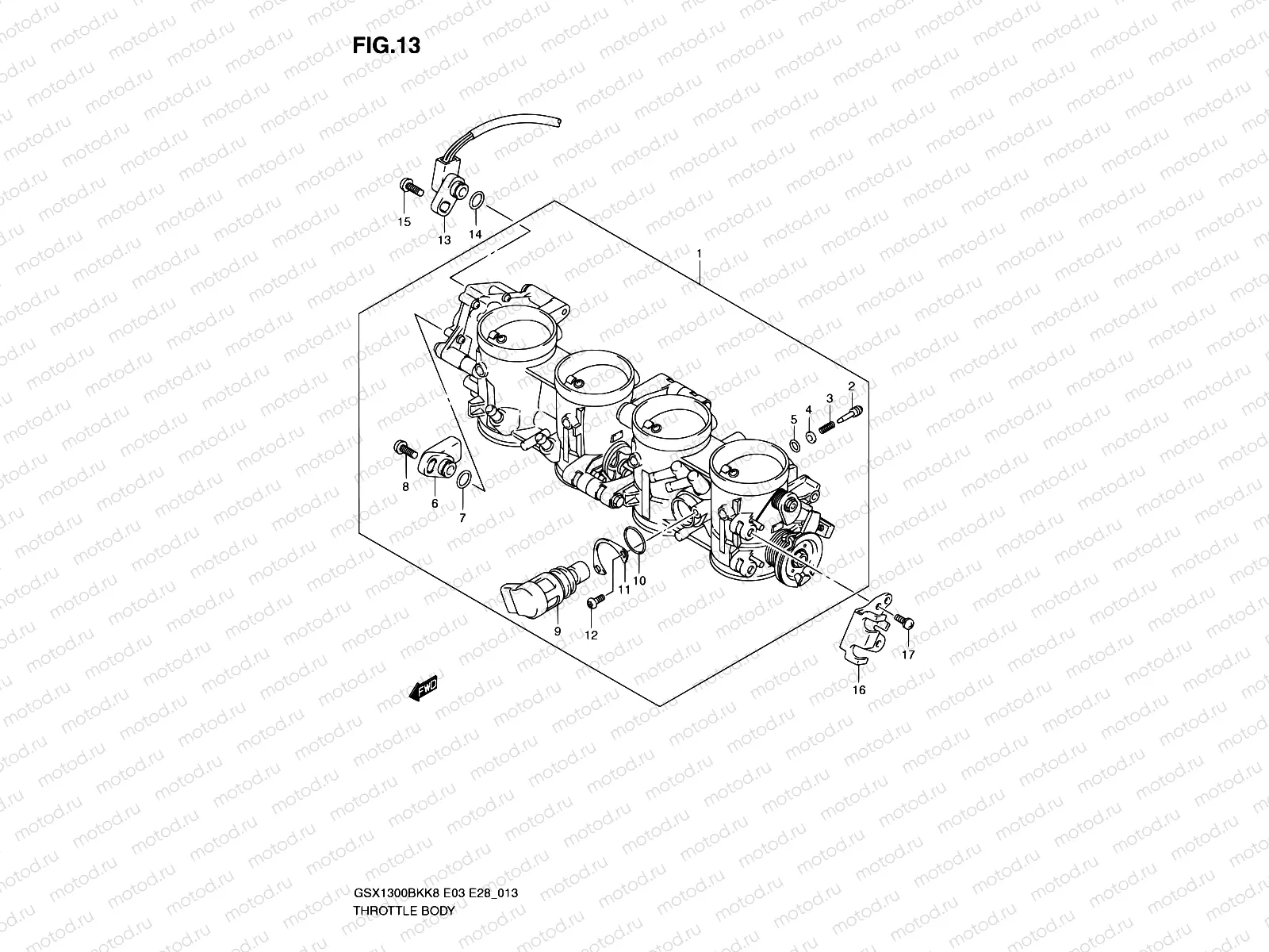 13 - THROTTLE BODY