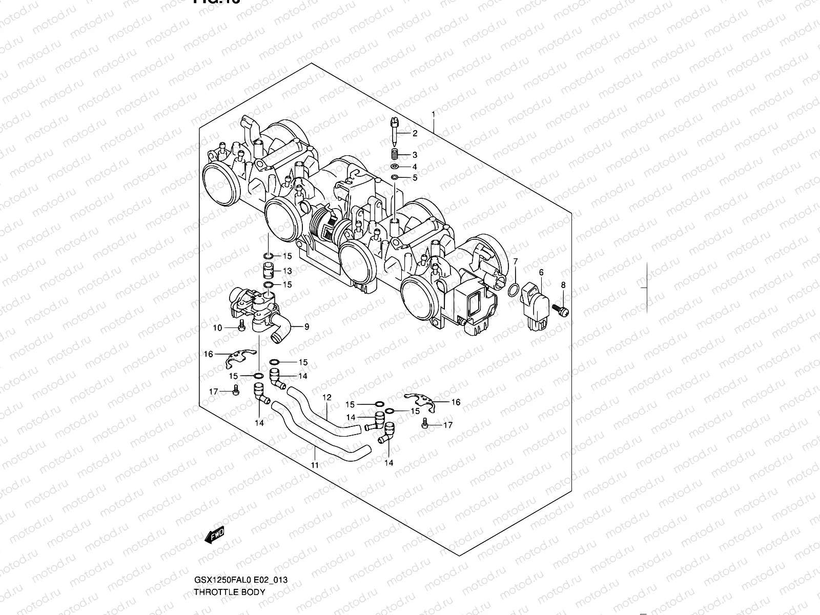 13 - THROTTLE BODY