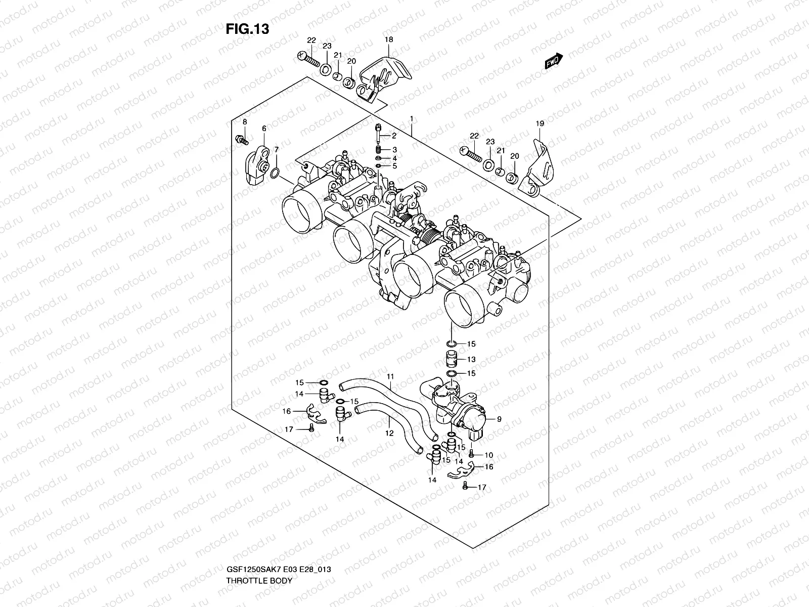 13 - THROTTLE BODY