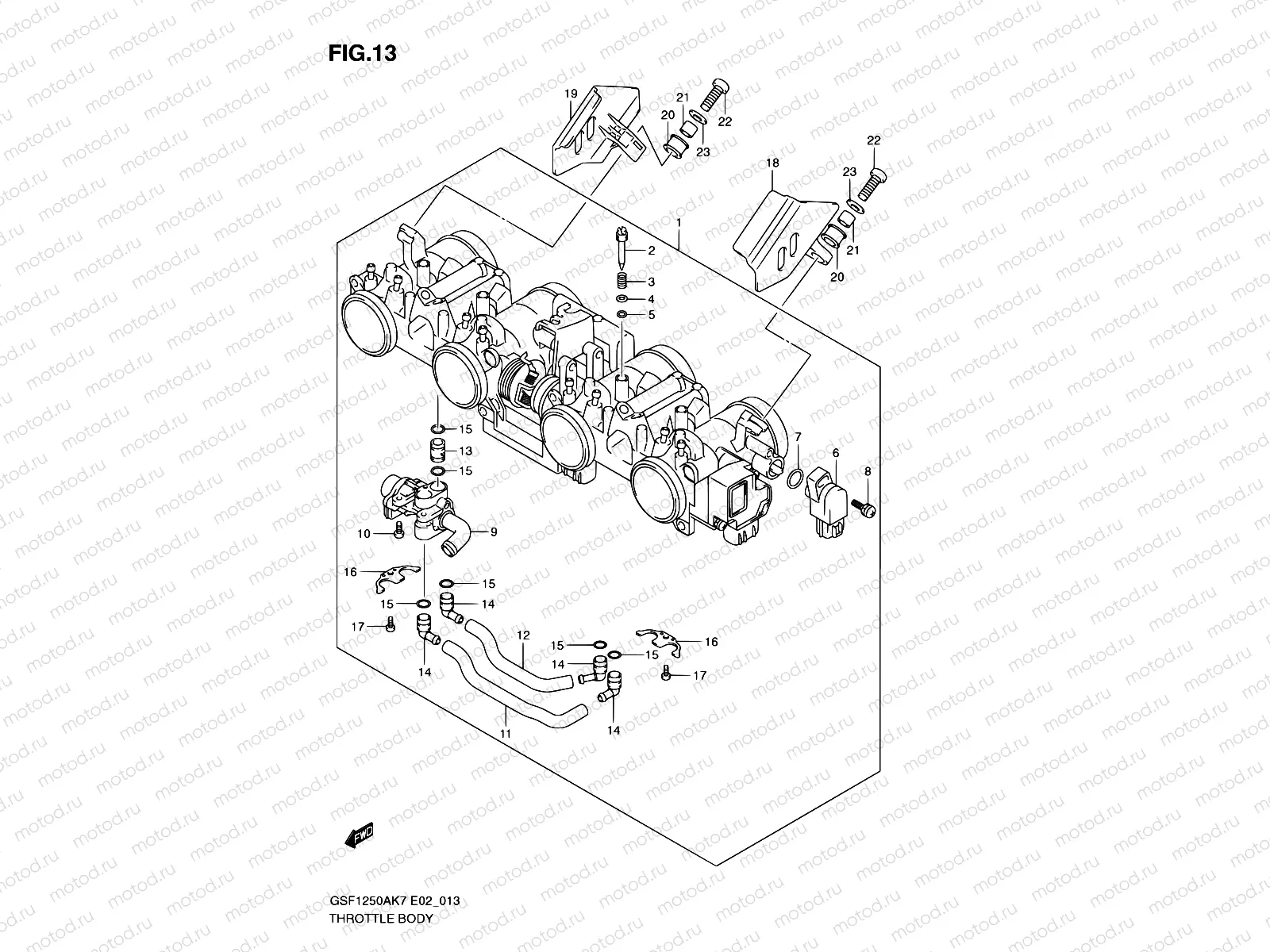 13 - THROTTLE BODY