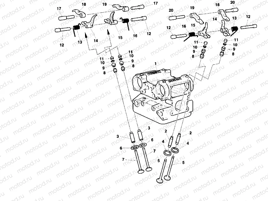 130 - CAMSHAFT » VALVE DRIVE