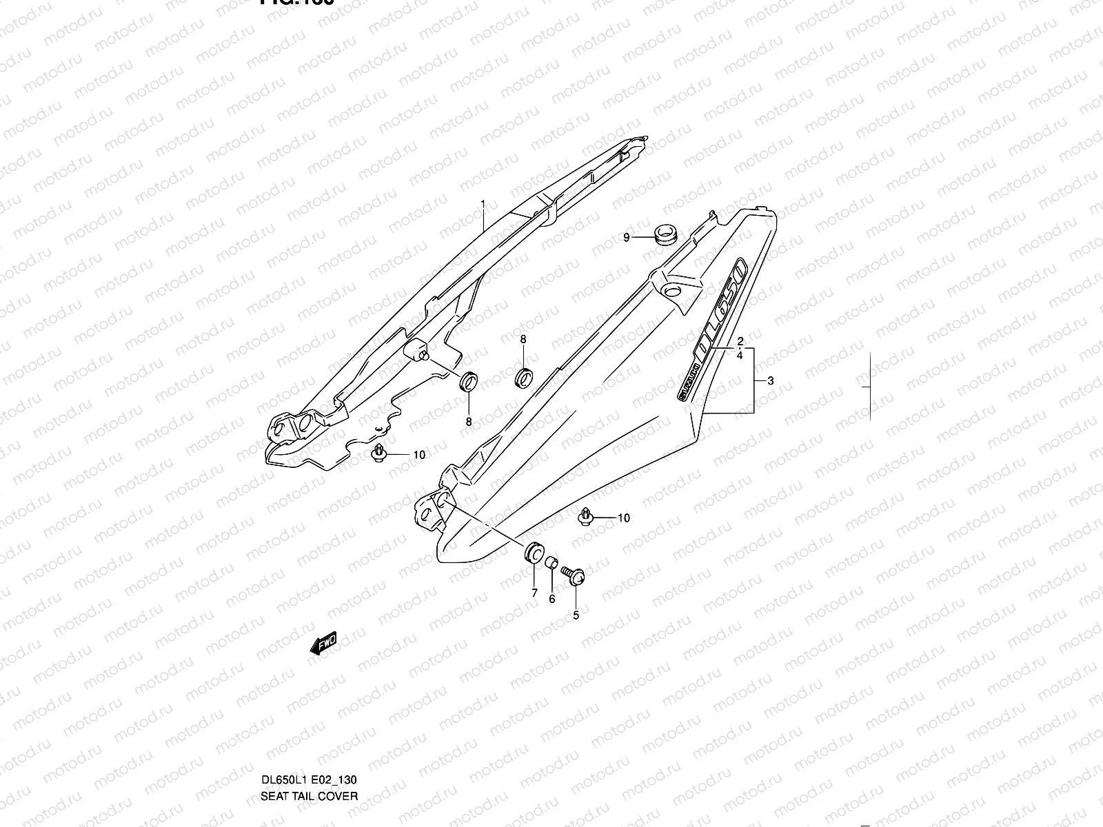 130 - SEAT TAIL COVER
