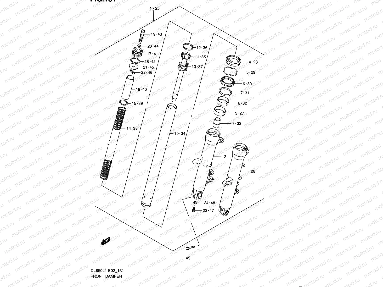 131 - FRONT DAMPER