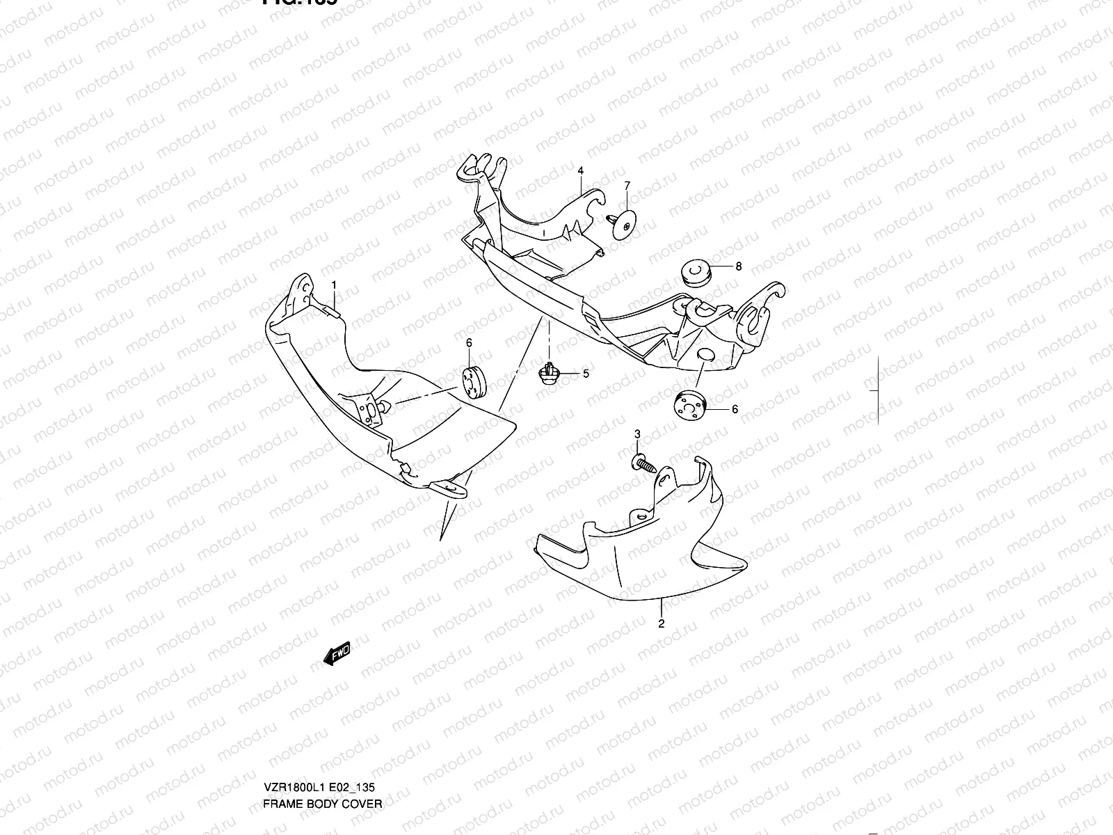 135 - FRAME BODY COVER