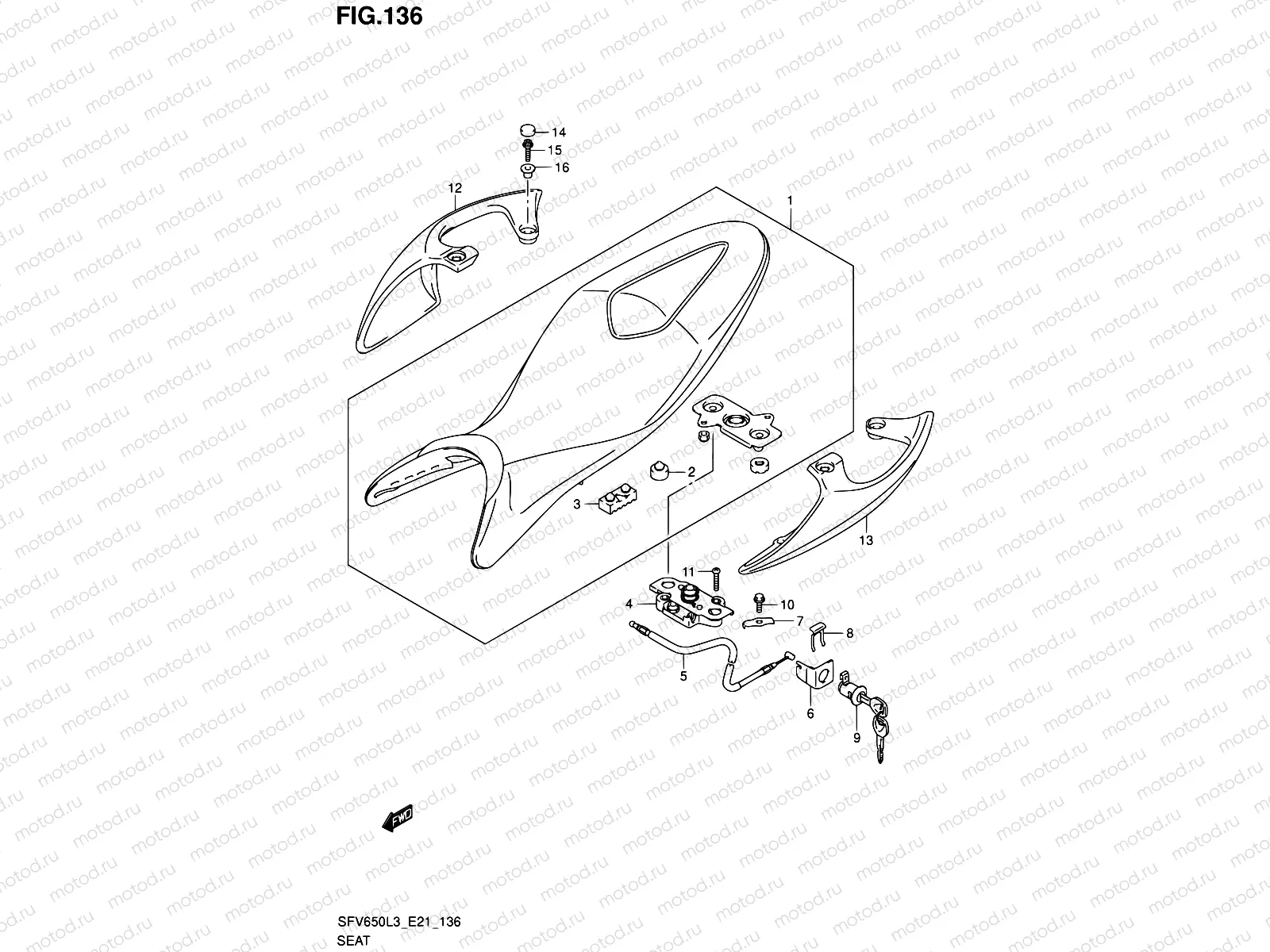 136 - SEAT (SFV650UL3 E24)