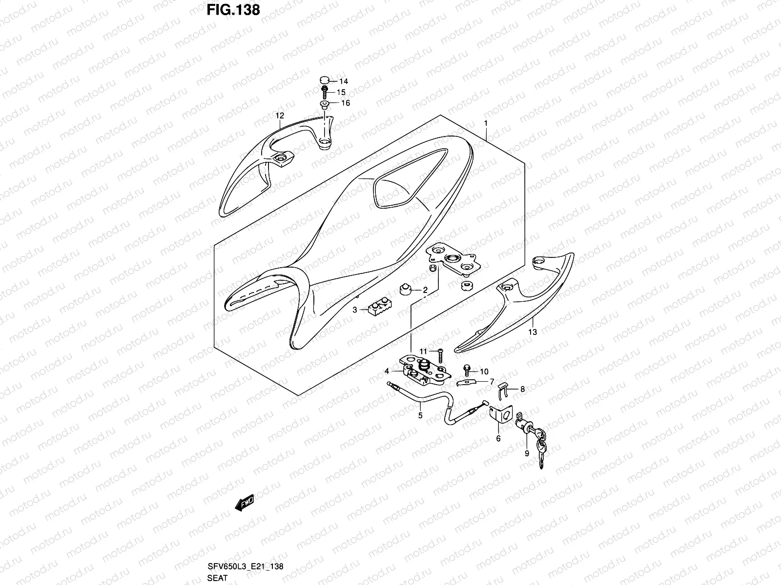 138 - SEAT (SFV650AUEL3 E21)