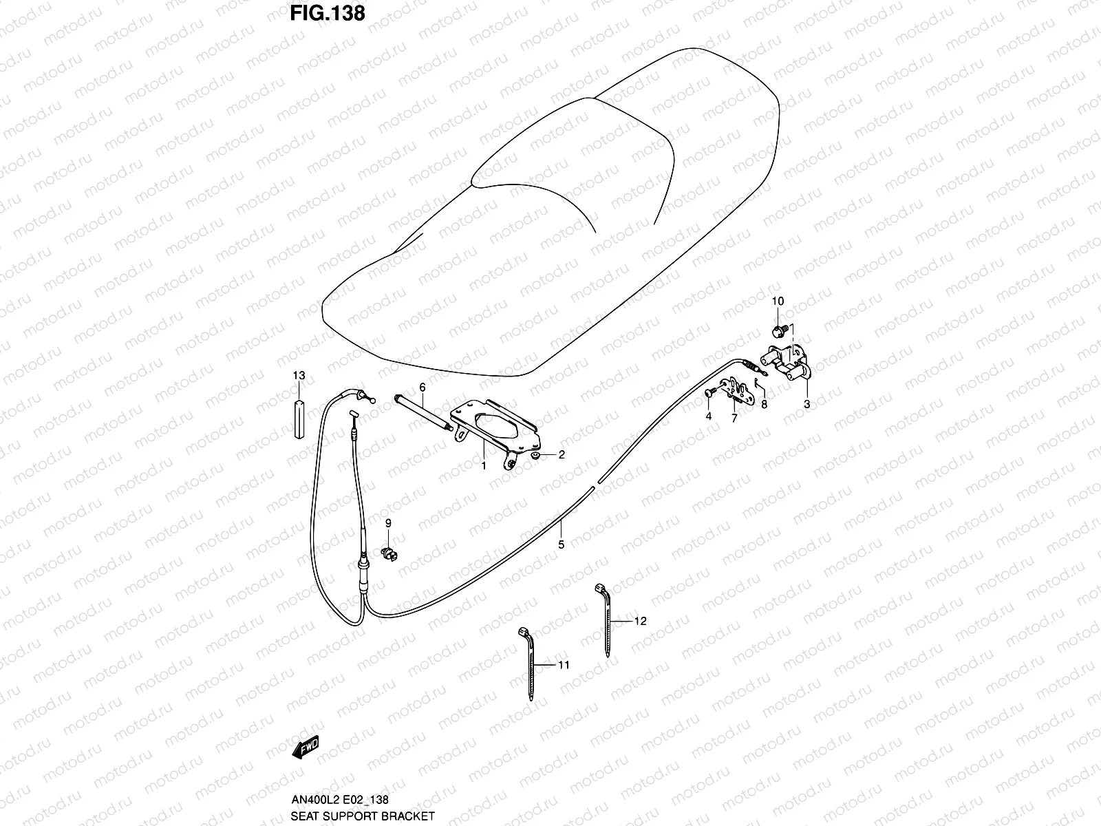 138 - SEAT SUPPORT BRACKET