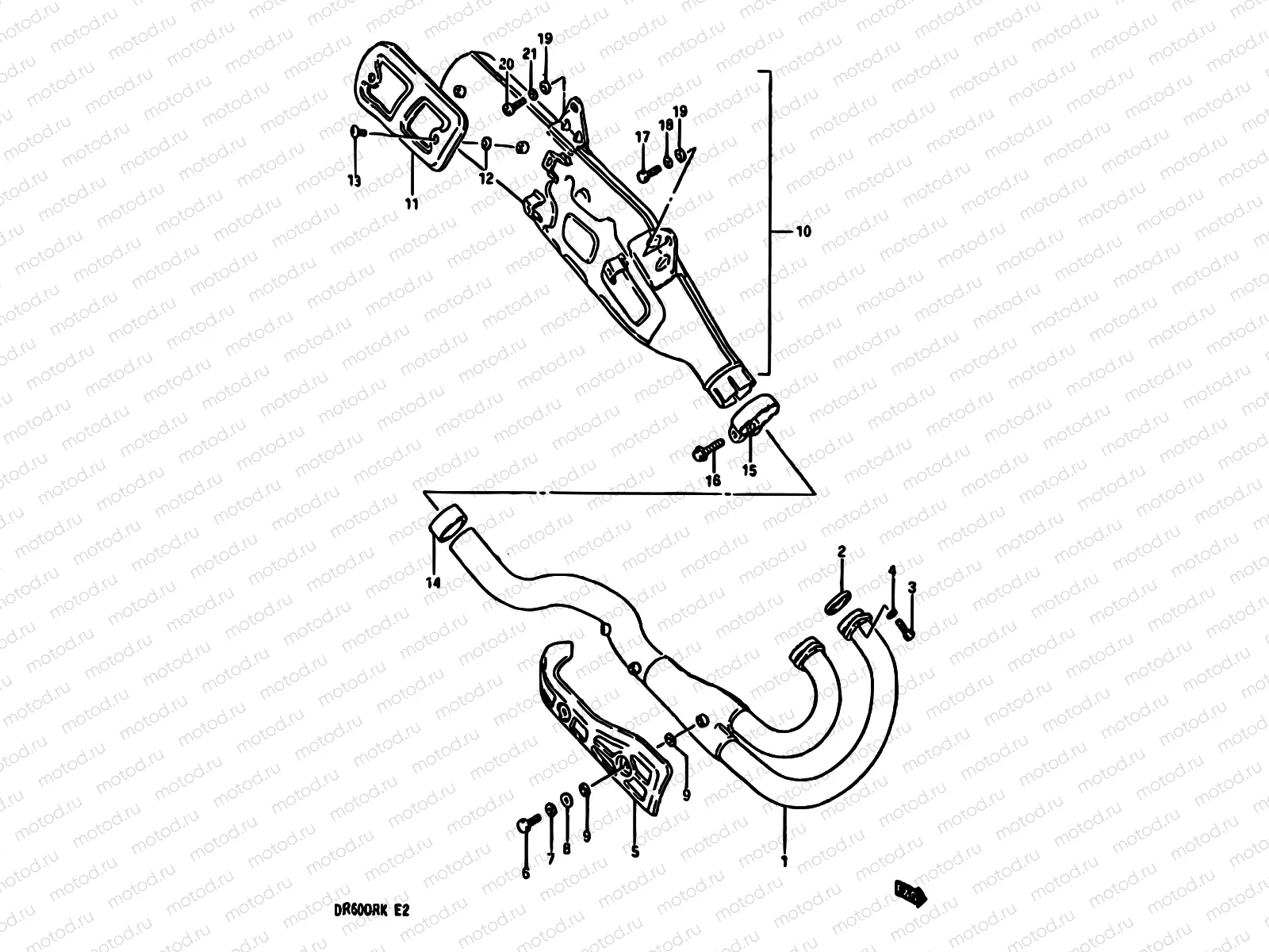 13A - MUFFLER (MODEL K)