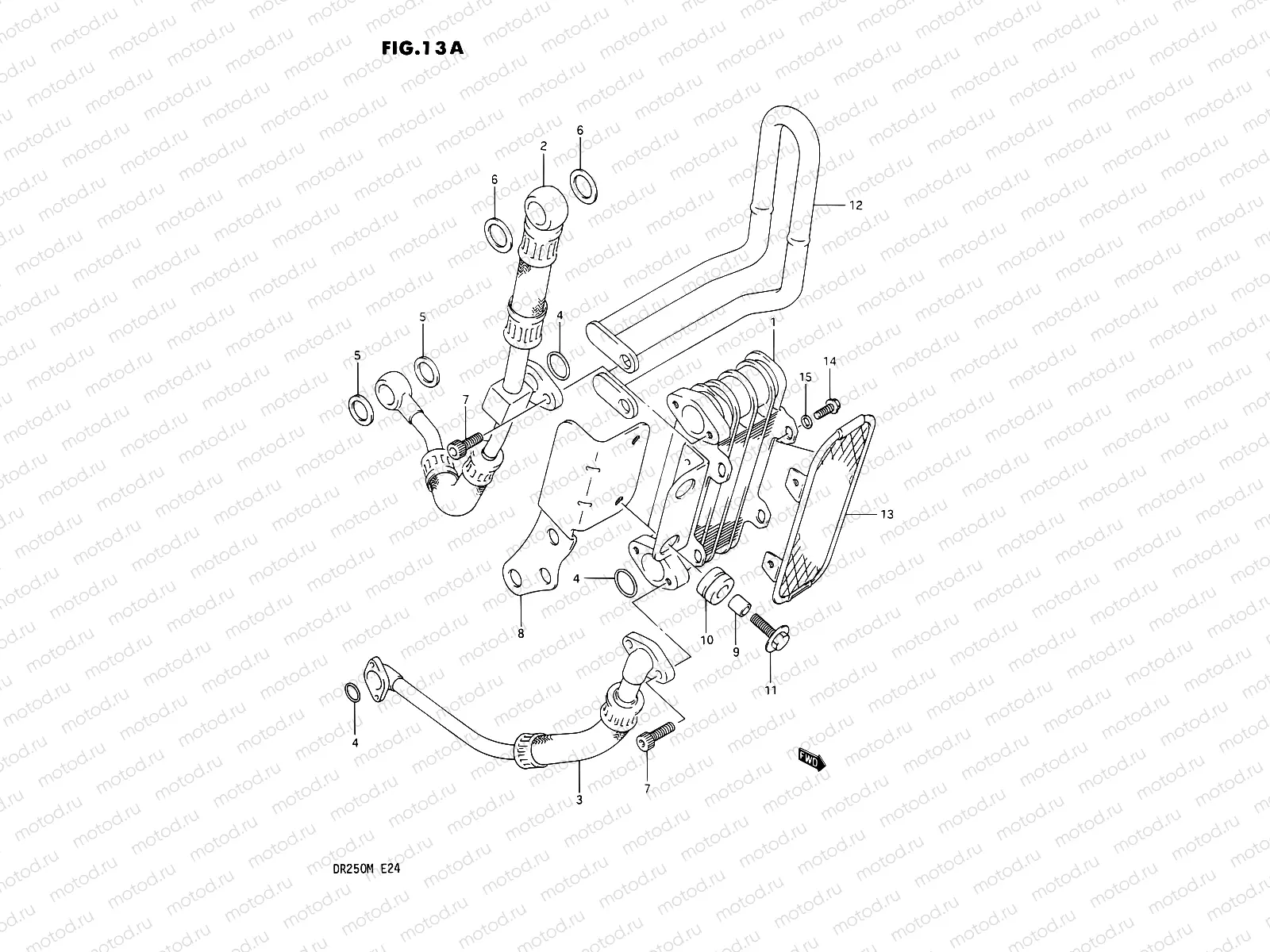 13A - OIL COOLER (OPTIONAL)