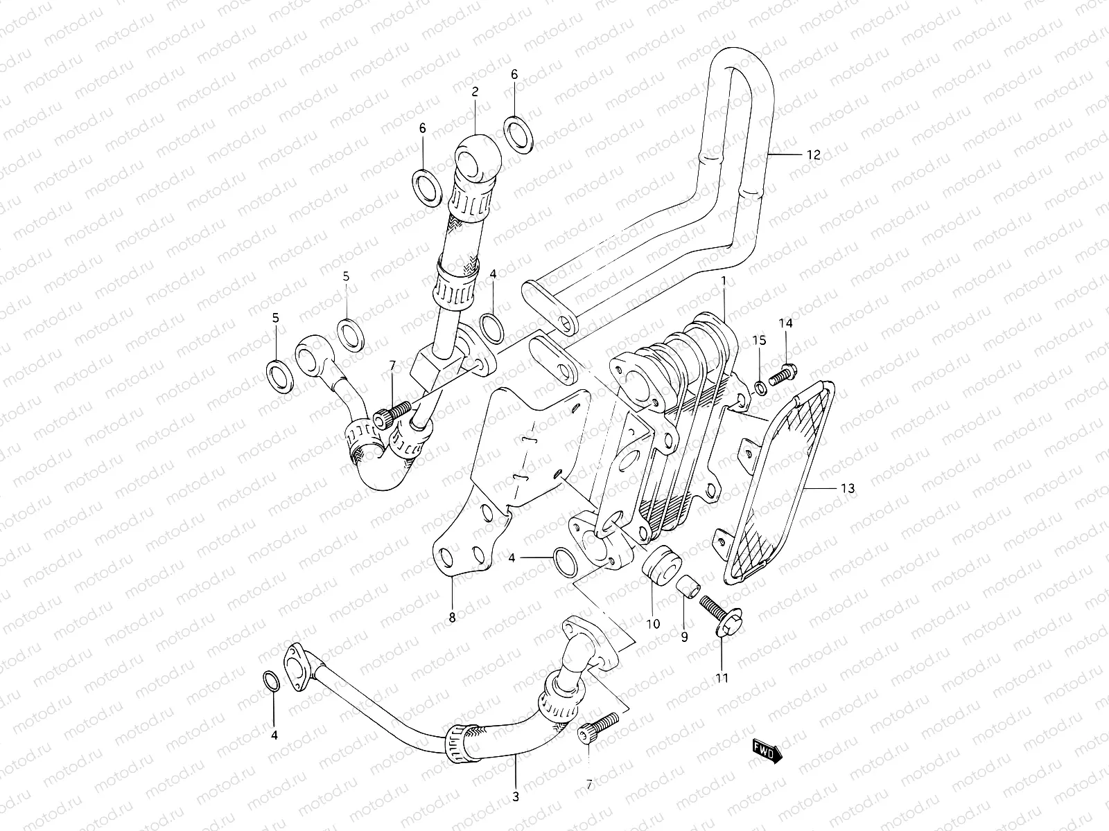 13A - OIL COOLER (OPTIONAL)