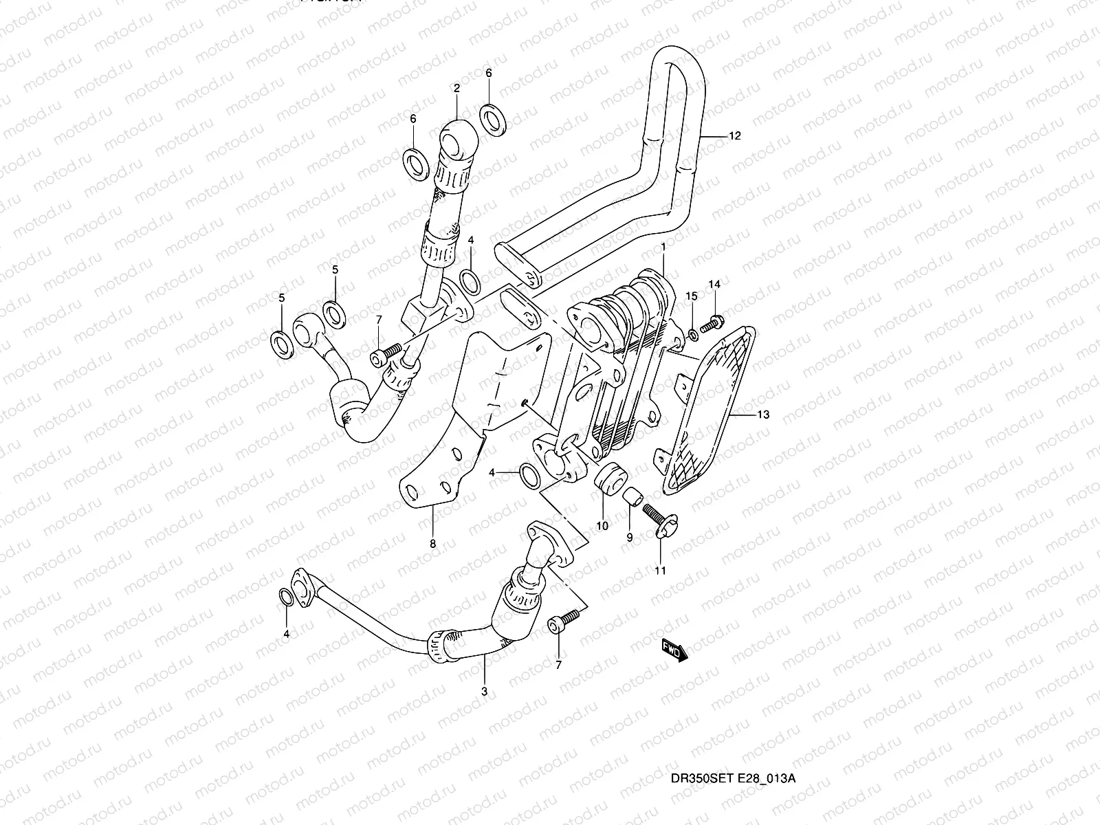 13A - OIL COOLER (OPTIONAL)