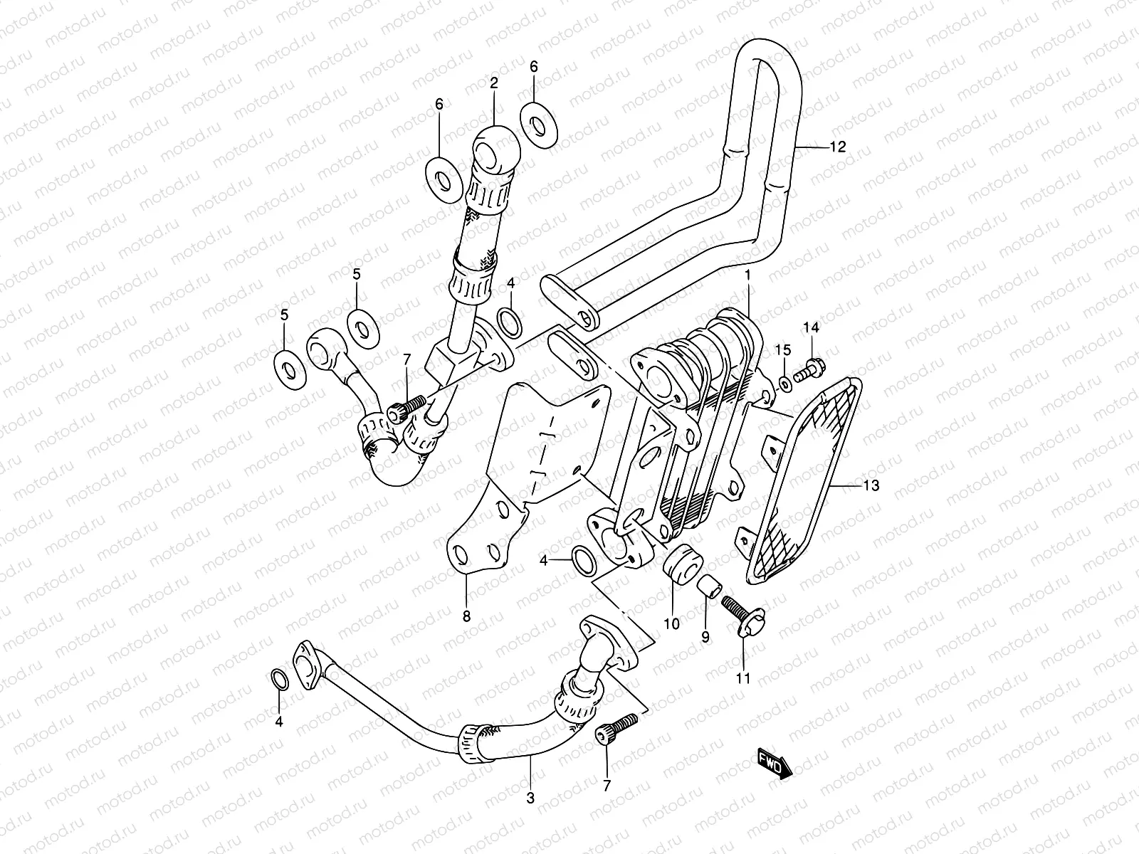 13A - OIL COOLER (OPTIONAL)