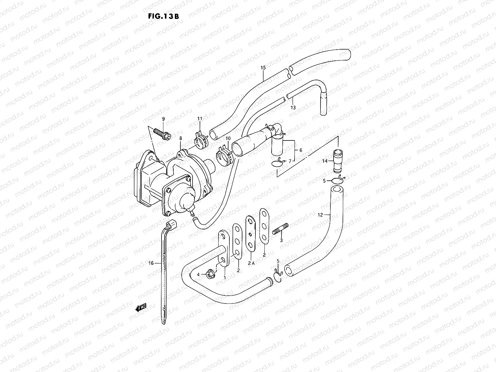 13B - SECOND AIR (DR350SL/SM E18)