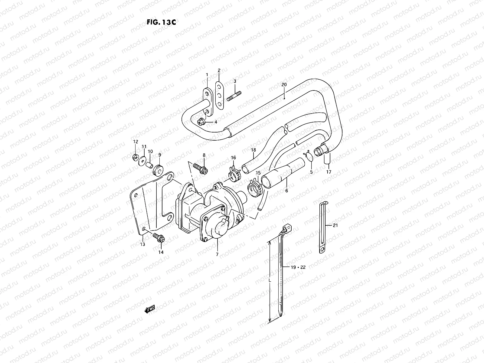 13C - SECOND AIR (DR350SHN/SHP E18)