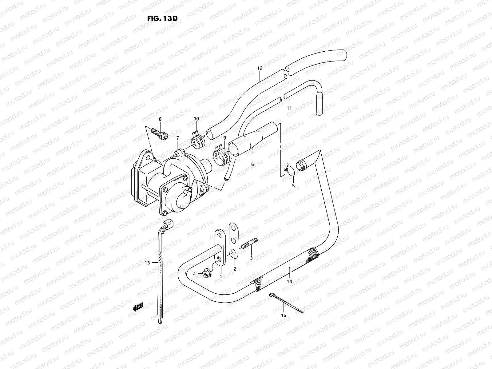 13D - SECOND AIR (DR350SR E18,DR350SN/SP/SUP/SR E39)