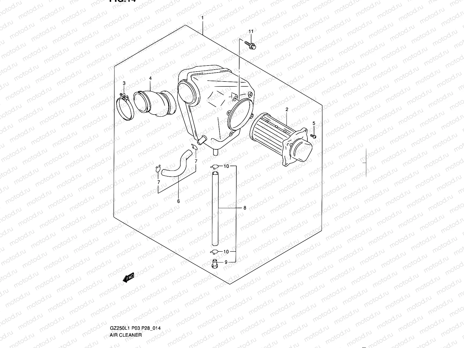 14 - AIR CLEANER