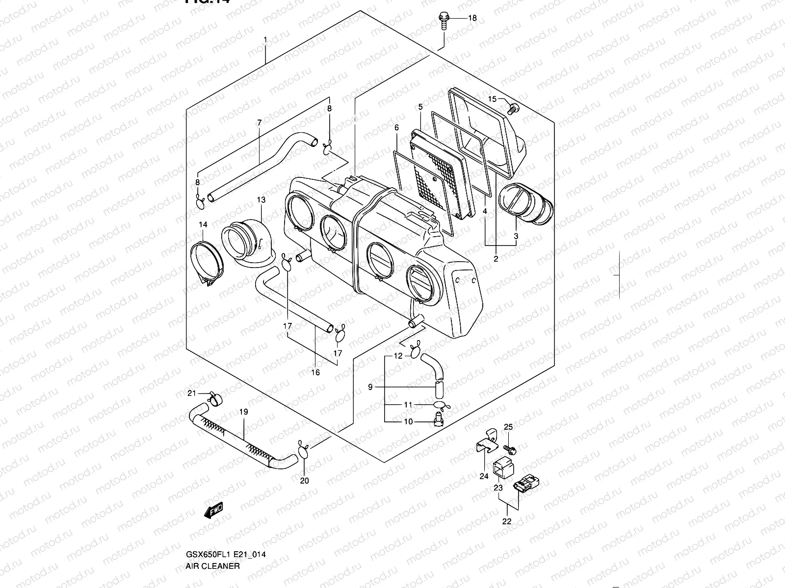 14 - AIR CLEANER