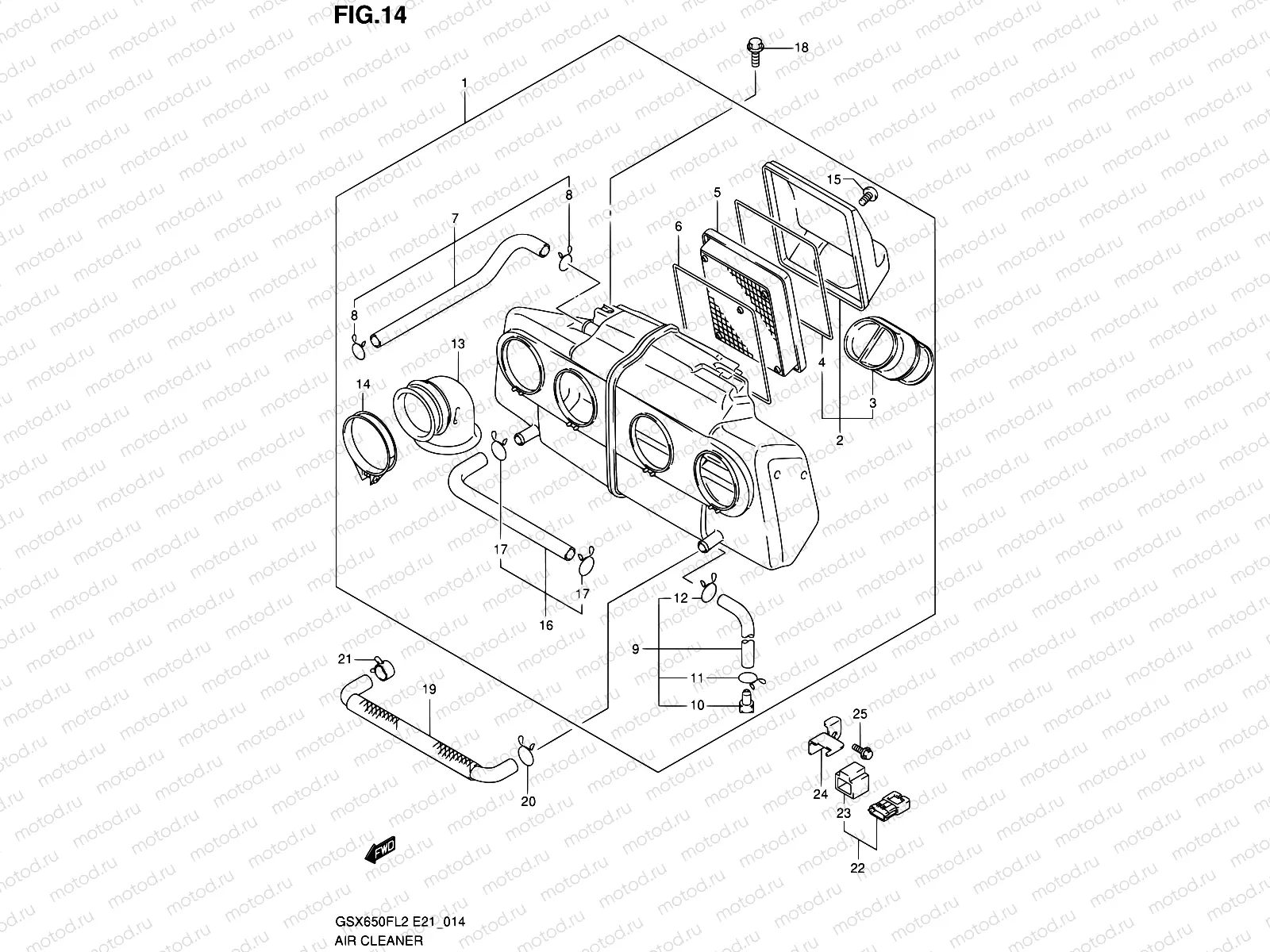 14 - AIR CLEANER