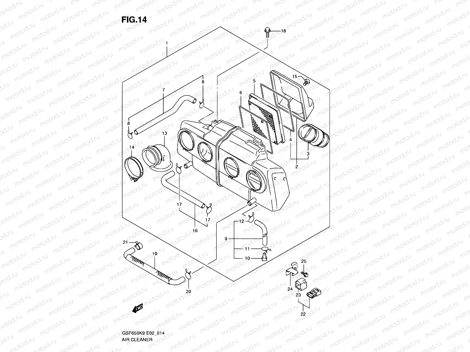 14 - AIR CLEANER