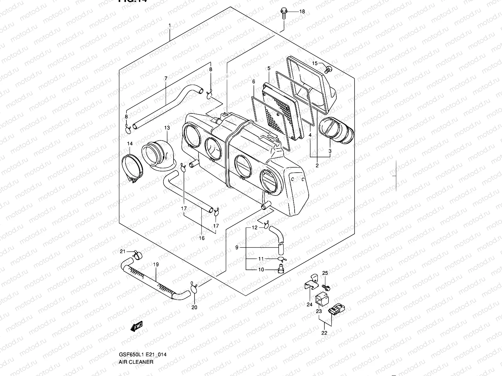14 - AIR CLEANER