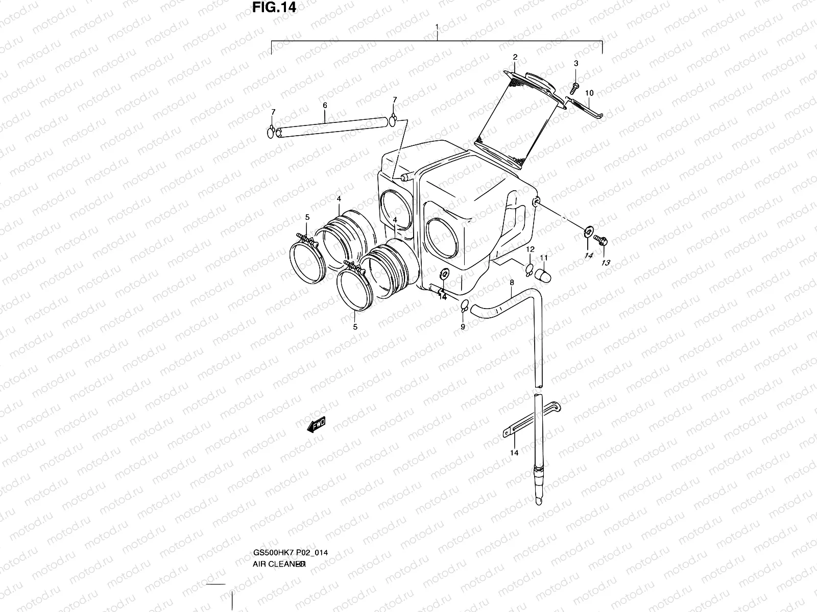 14 - AIR CLEANER