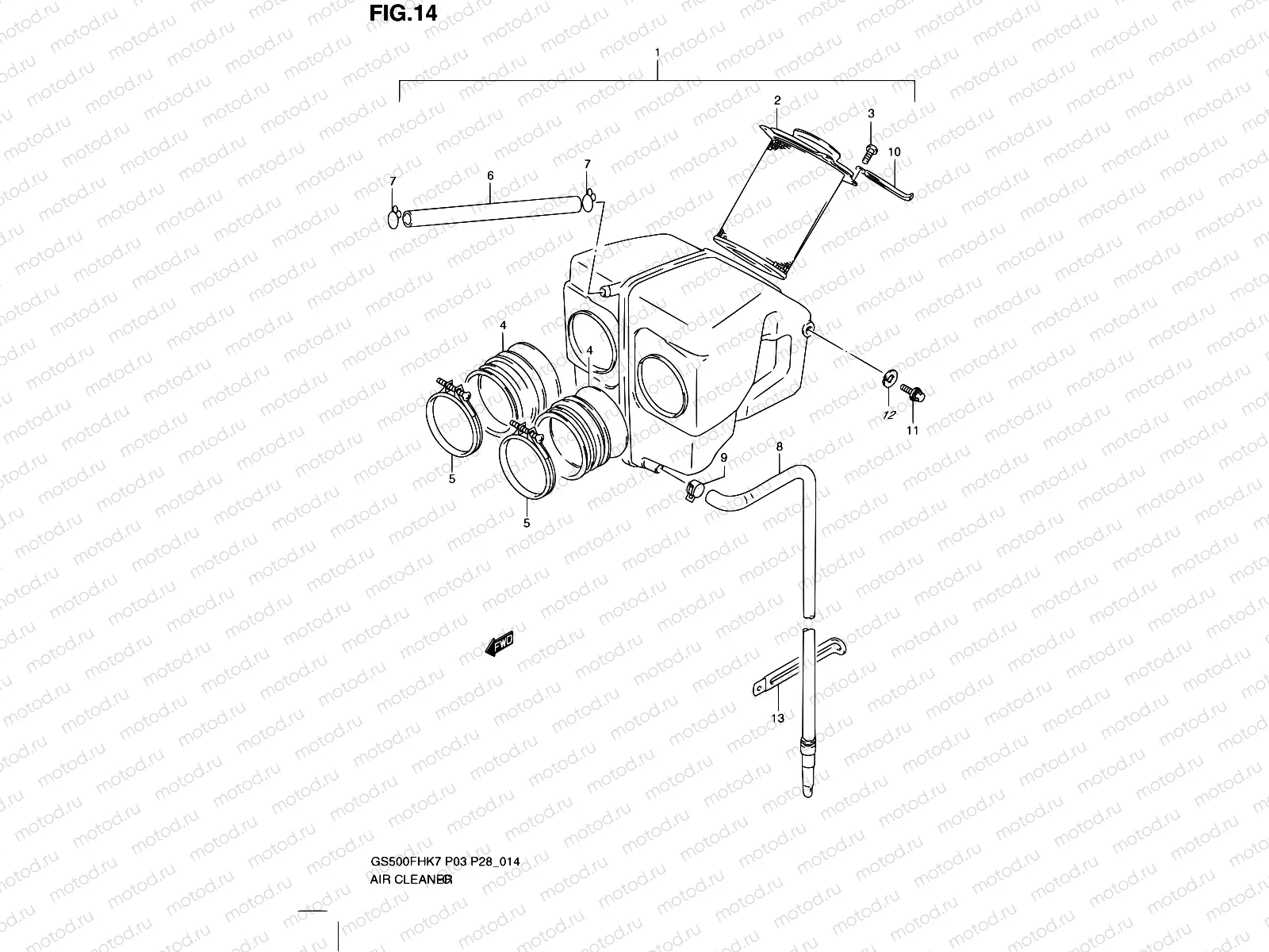 14 - AIR CLEANER