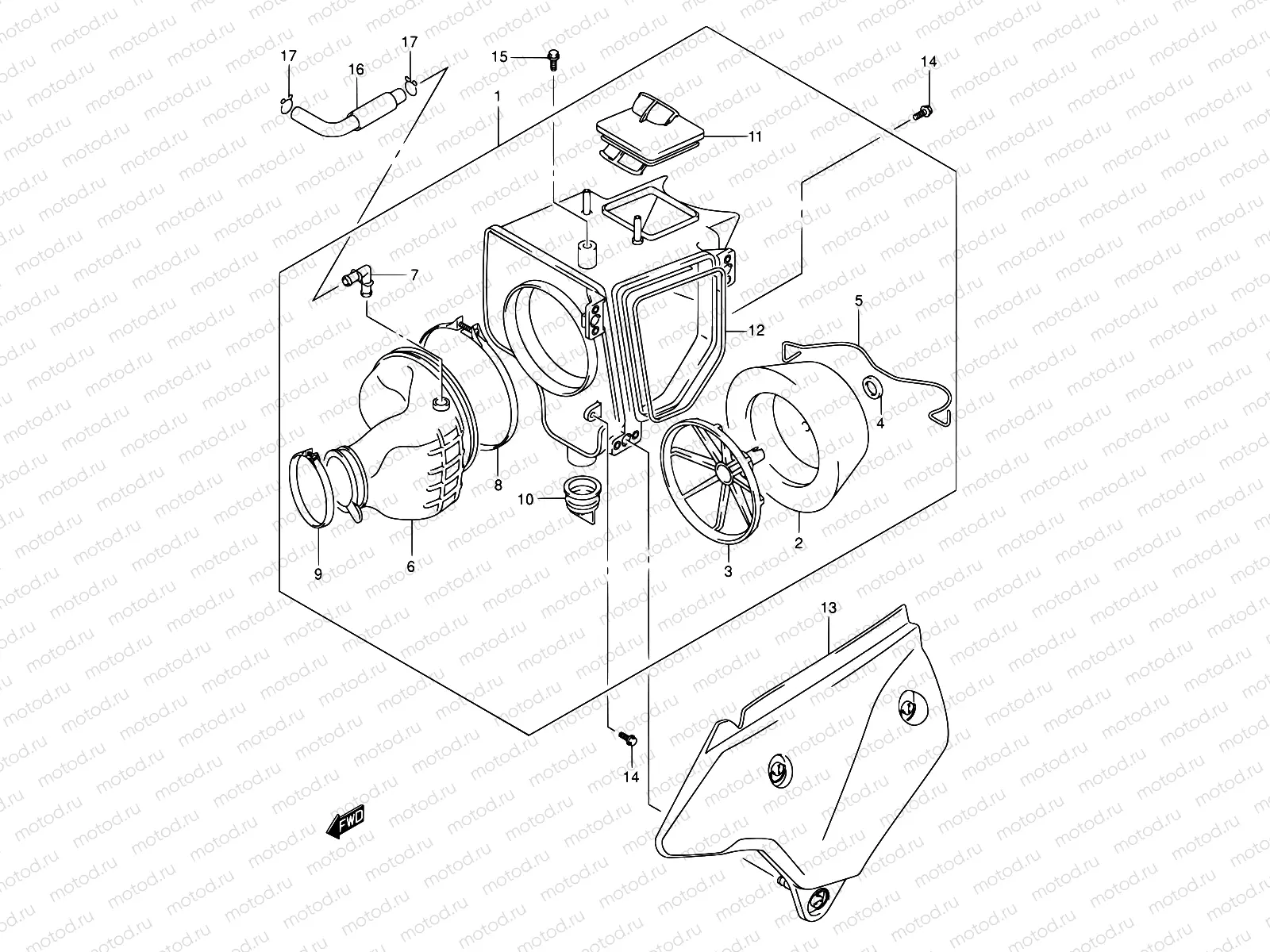 14 - AIR CLEANER