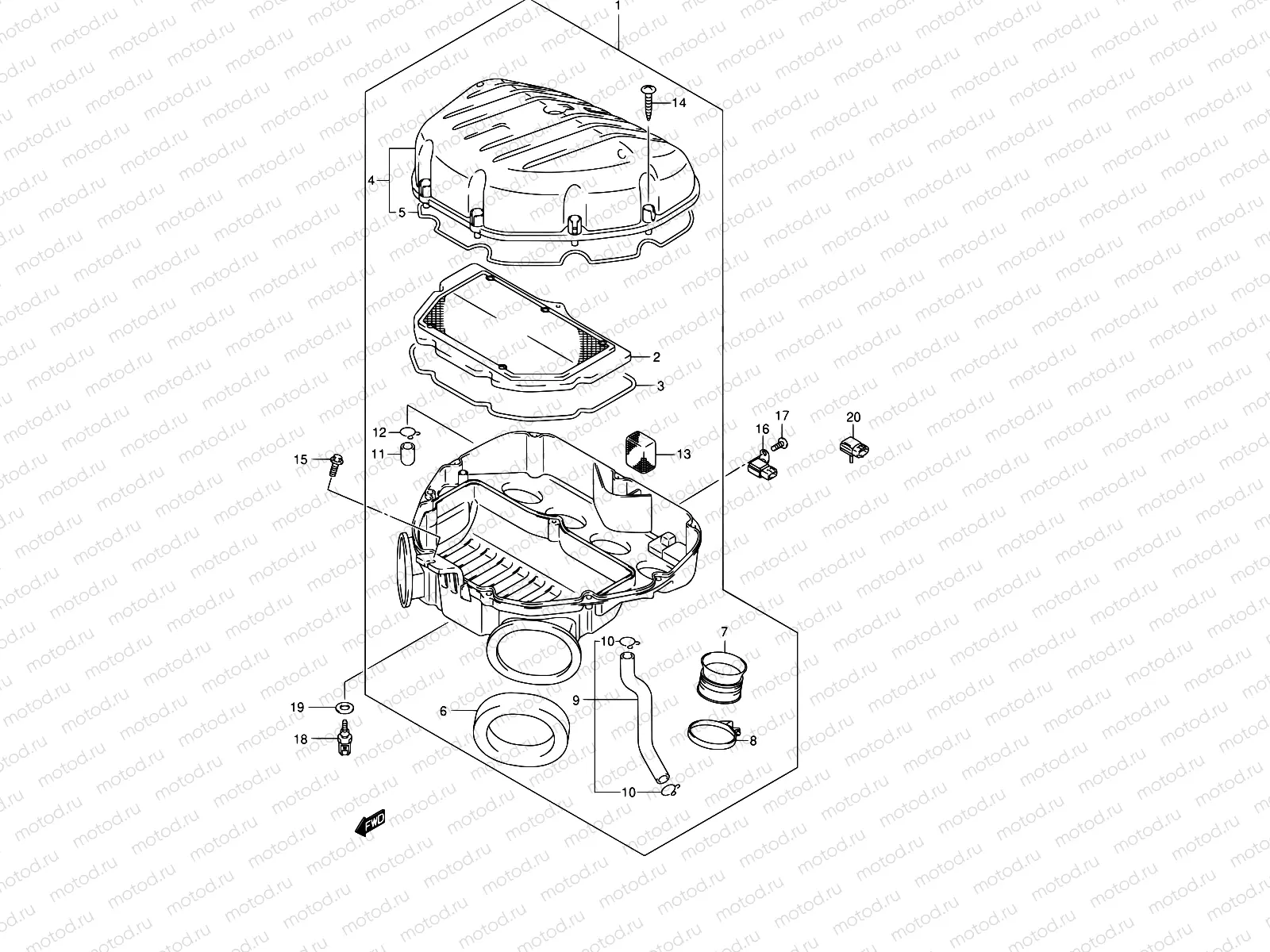 14 - AIR CLEANER
