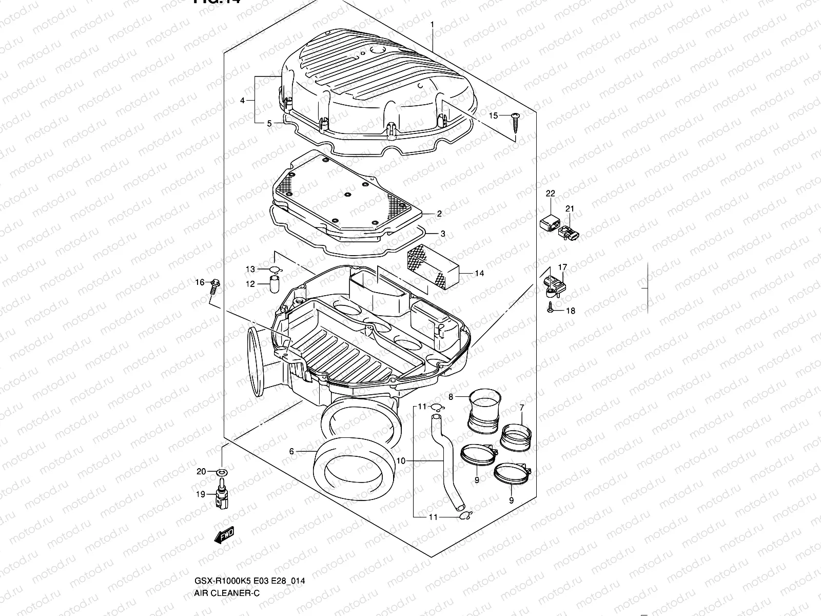 14 - AIR CLEANER
